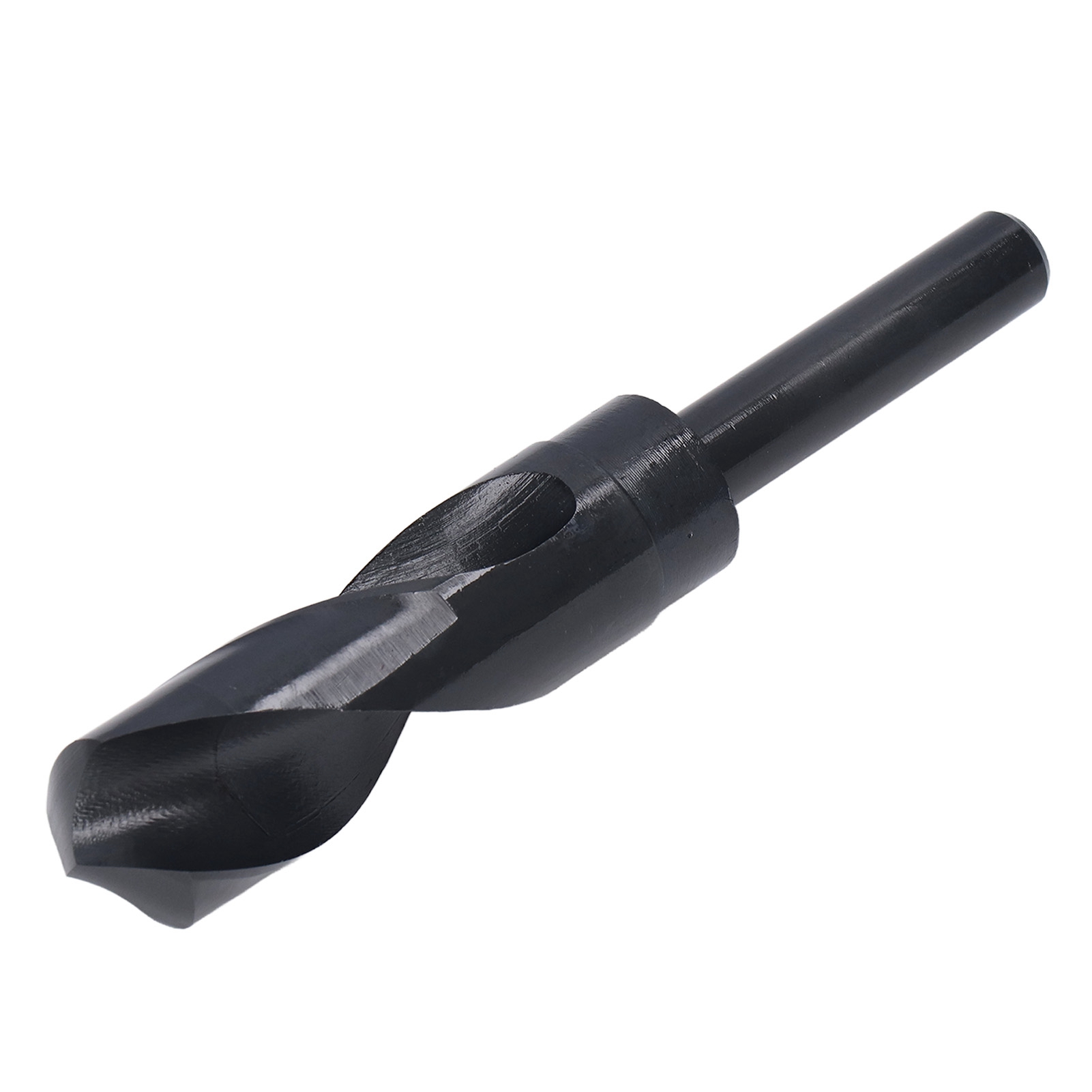 Hss-spiralbohrer, 1/2"-zylinderschaft, 25-mm-bohrschneidplatte, Schwarz