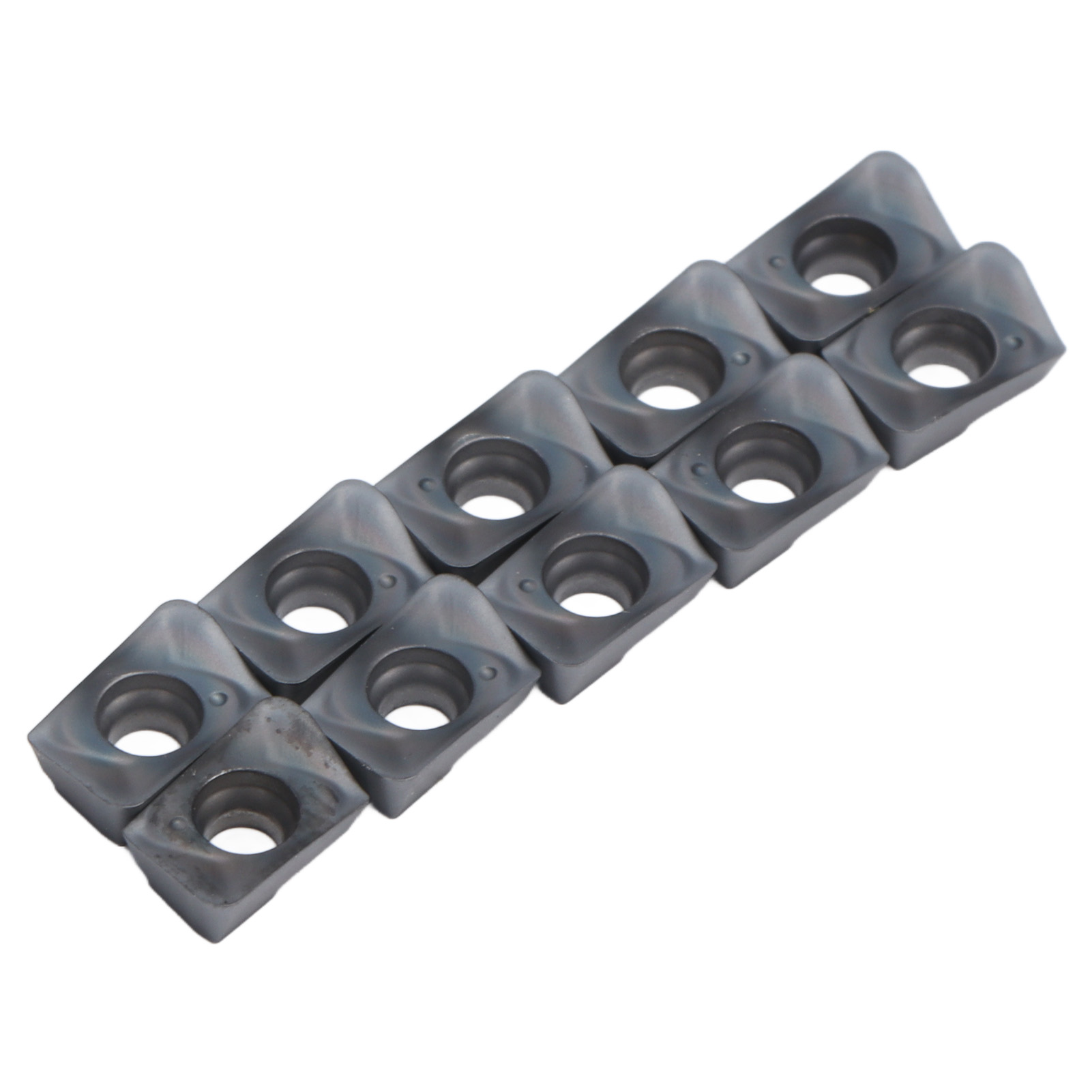 Satz Mit 10 Hartmetall-dreheinsätzen Für Cnc-fräsen Und -drehen Jdmt070208r