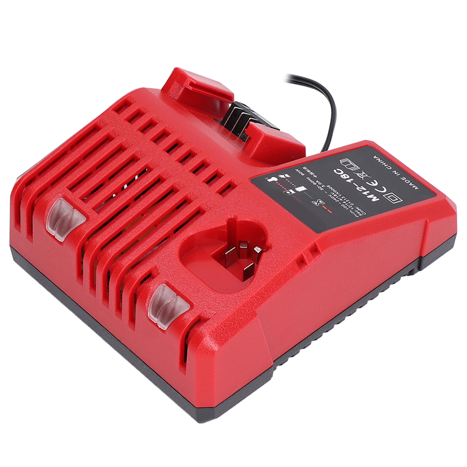 Lithium-batterieladegerät/erhaltungsgerät, Eingangsspannung 100-240v, Kompatibel Mit Milwaukee M12, M14 Und M18jp Batterien.