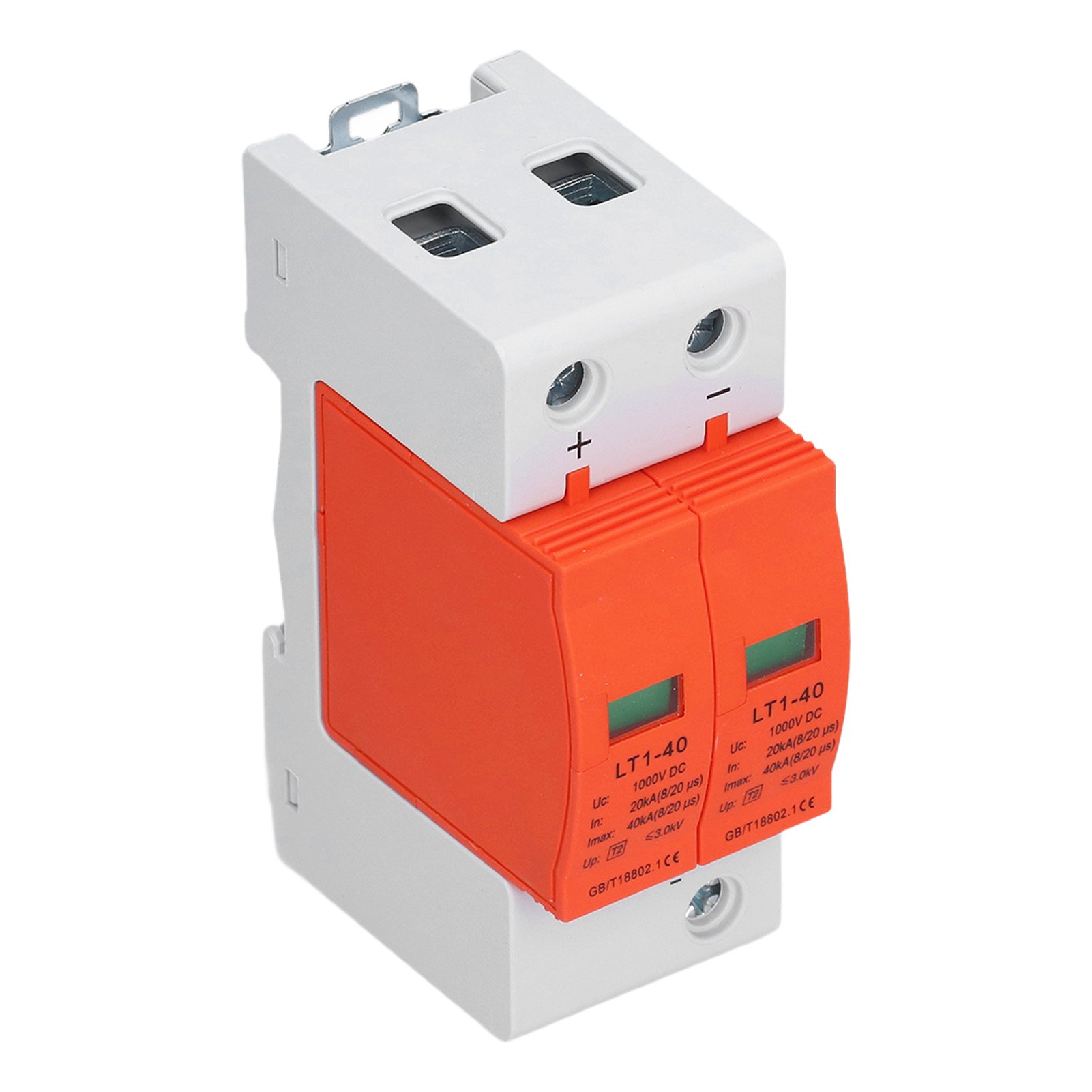 2-poliges Überspannungsschutzgerät Für Dc-photovoltaikmodule 20-40 Ka 1000 V Lt1-40