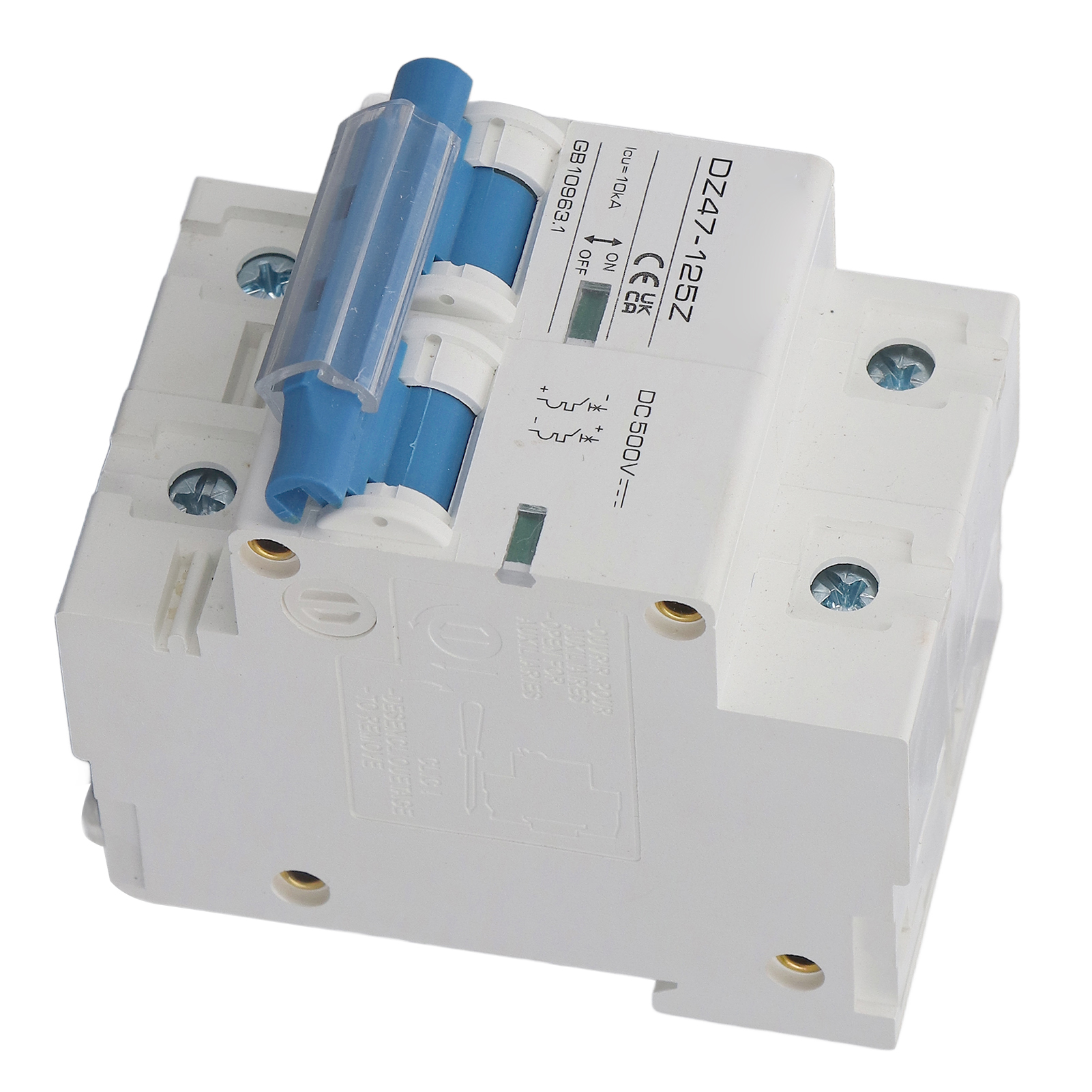 10 Ka 2p Professioneller Leistungsschalter, Dc-trennschalter Für 500 V Dc Photovoltaikanlagen D80 80 A