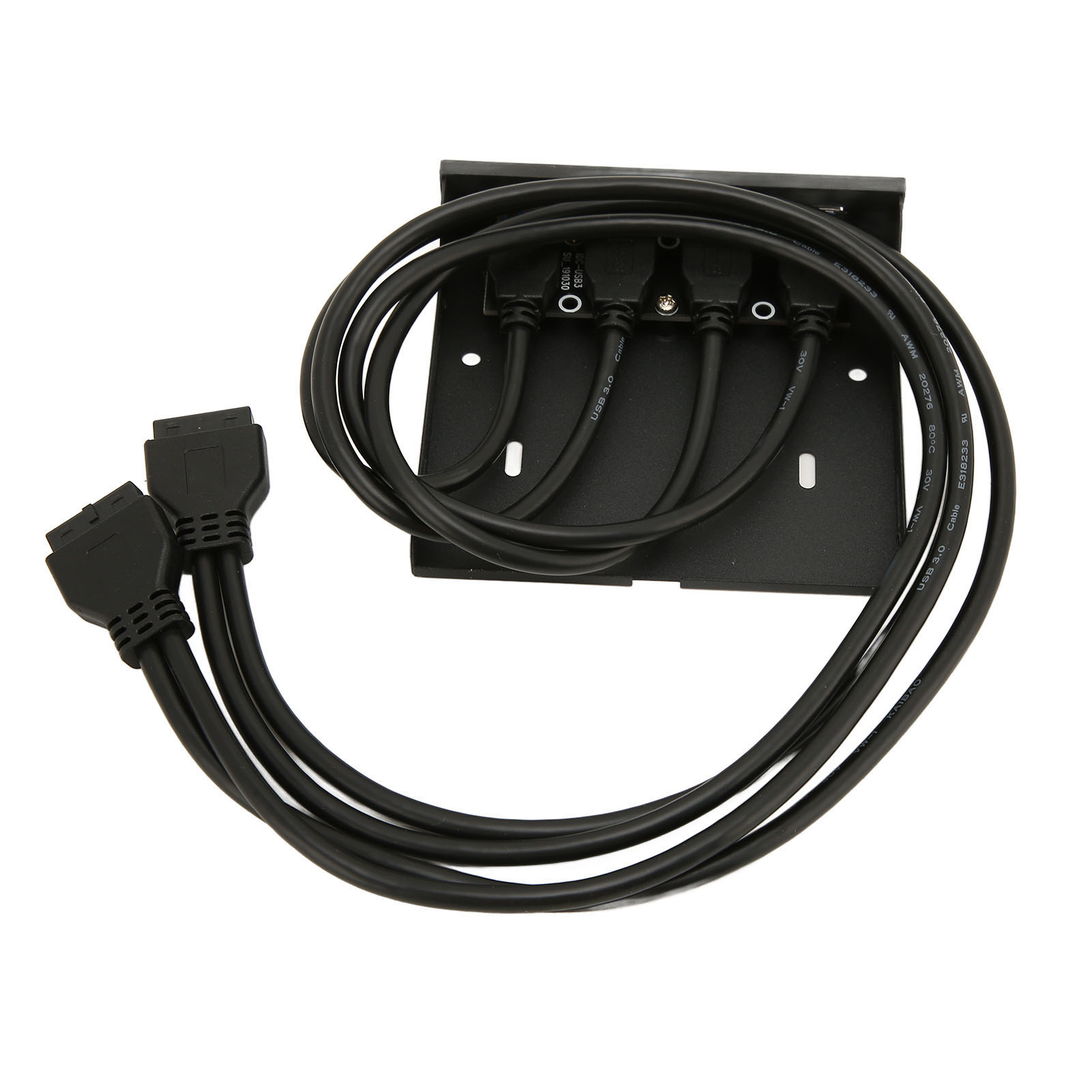 4-port Usb 3.0 Frontpanel (4 X 19-pin-anschlüsse, Duale 19-pin-stecker, Stabile Übertragung, Hot-plug-unterstützung, 3,5-zoll-formfaktor) Für Computergehäuse