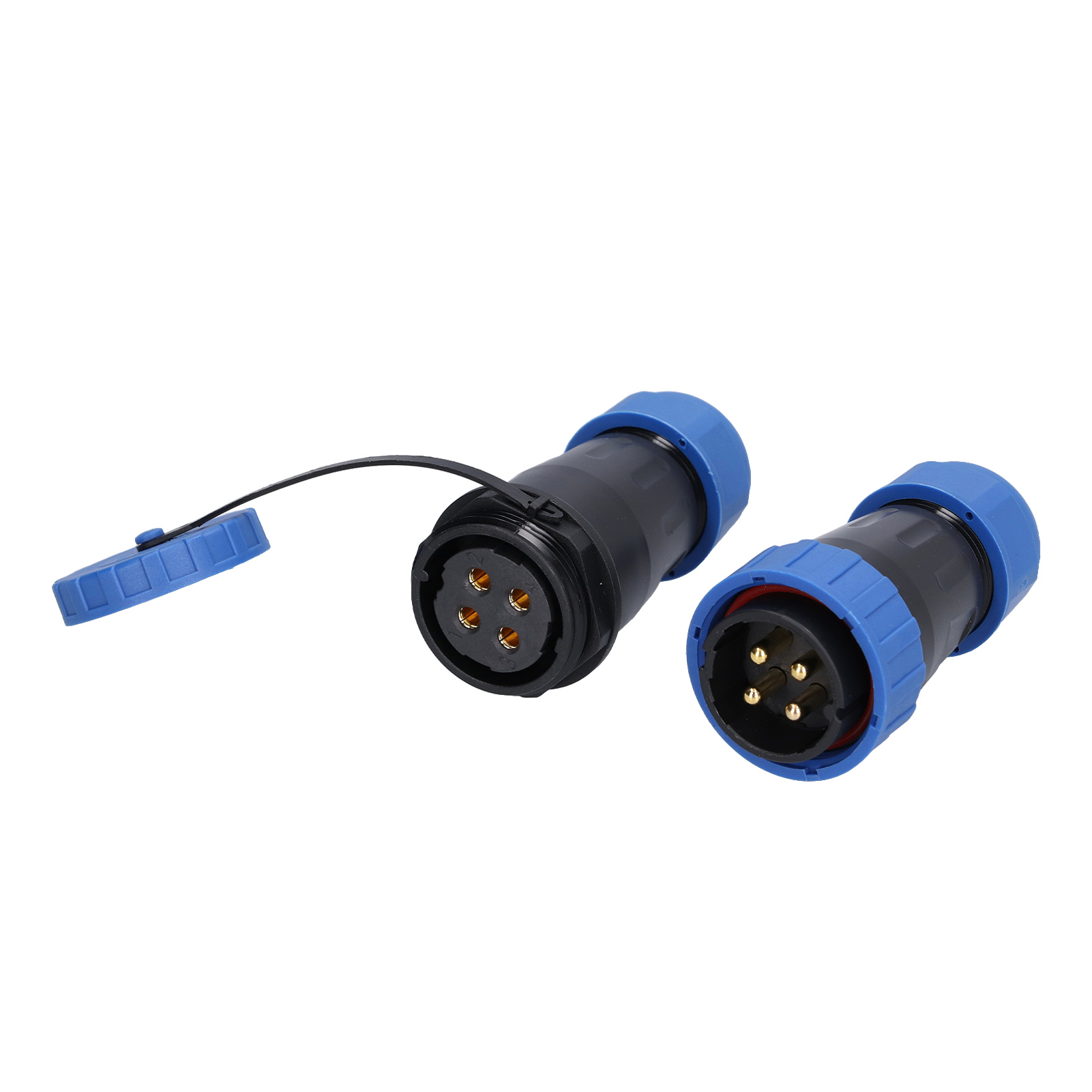 Wasserdichter Ip68-stecker/buchse-steckverbinder Für Die Luftfahrt, Lötfrei, 250 V, 45 A, Lp284-pins