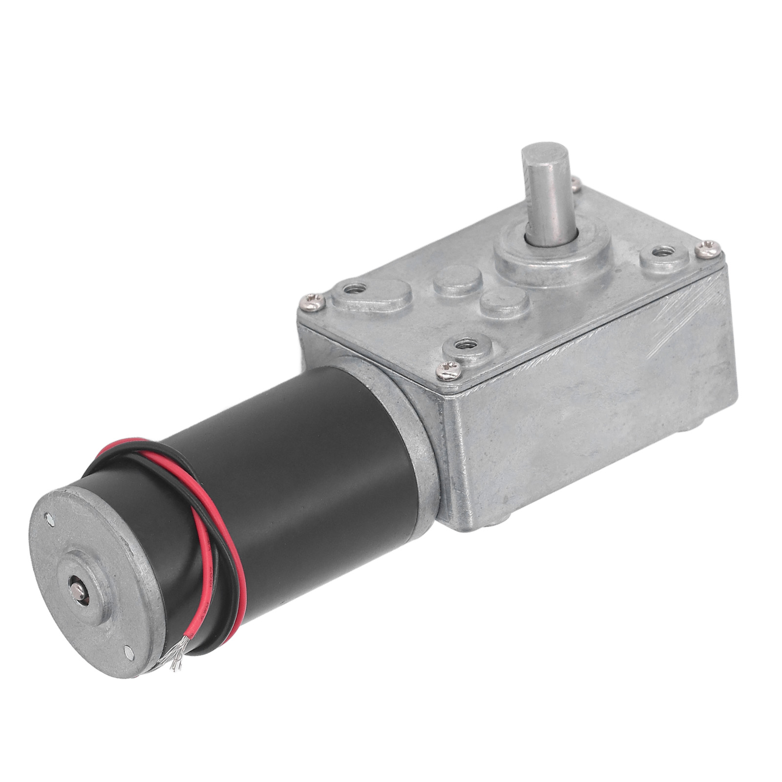 Getriebemotor (gleichstrom), Vorwärts-/rückwärtslauf, Selbsthemmend, Spule Aus Messing-aluminium-legierung, Einwellig, Drehzahlreduzierer, 24 V Gleichstrom, 350 U/min