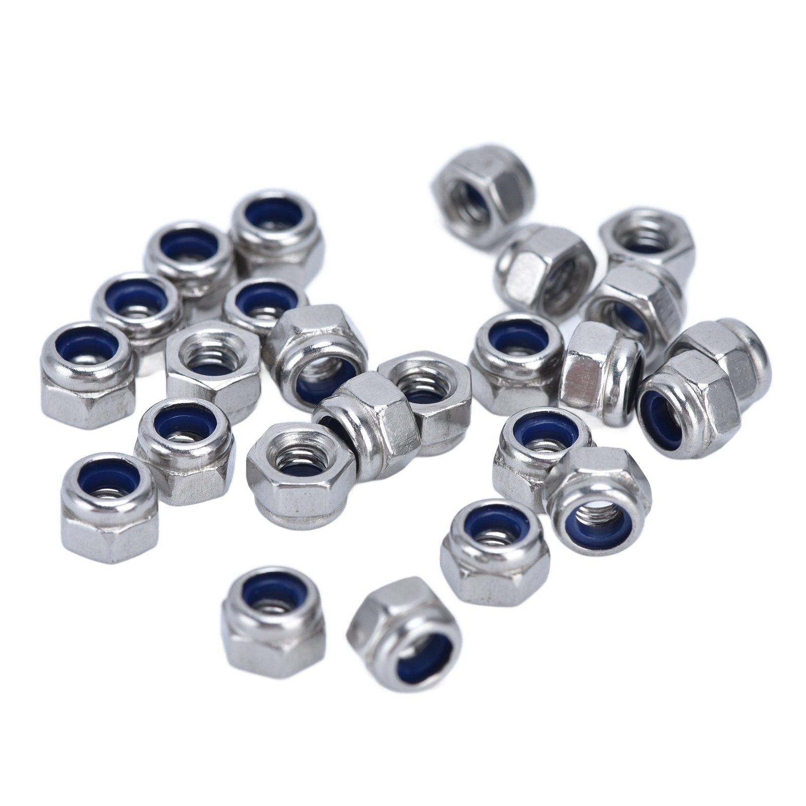 200 Selbstsichernde Sechskantmuttern M4 Aus Edelstahl, M4 X 0,7 Mm, Für Roboter, Elektriker Und Schreiner