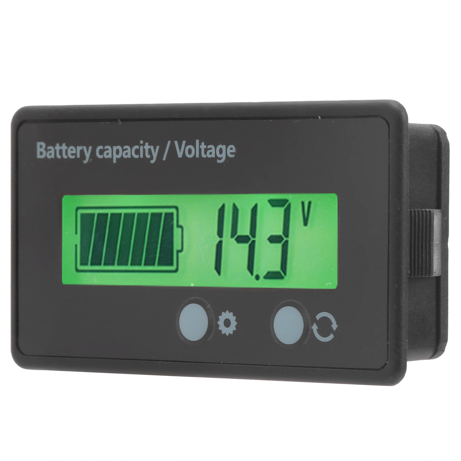 Lcd-batteriekapazitätsanzeige, Dc 10–100 V, Voltmeter, Spannungsprüfer, Grüne Hintergrundbeleuchtung