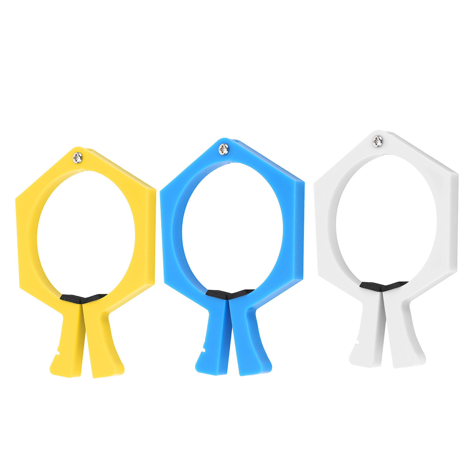 Abs-halteclip Für 590 Ml (20 Oz) Becher Und Gläser, 3er-set (gelb, Blau, Weiß).