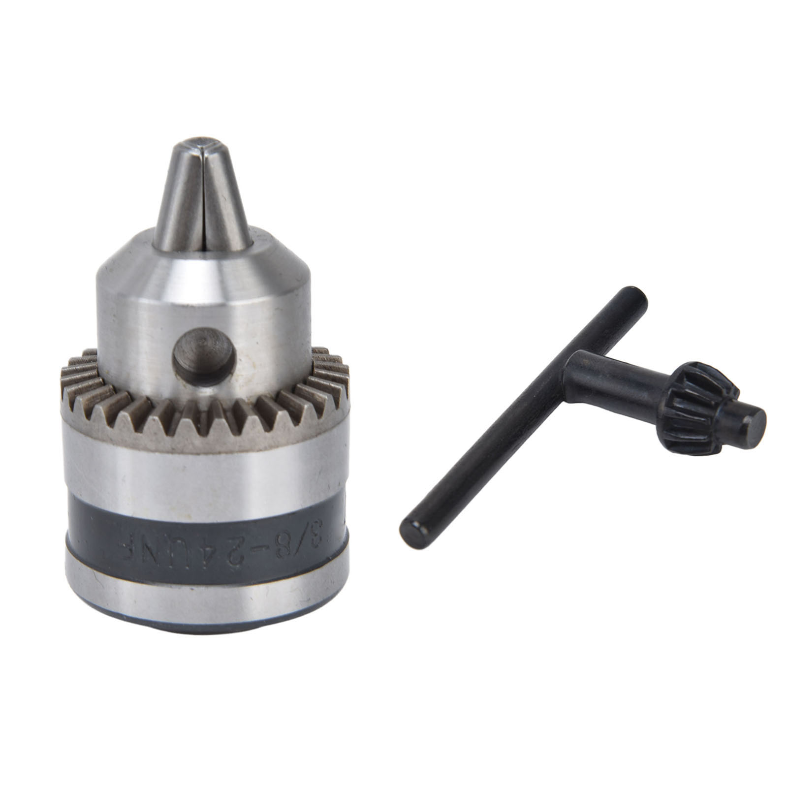 Schlüsselloses 3-backen-bohrfutter Aus Edelstahl Mit 3/8-24unf-gewinde (0,6–6 Mm).