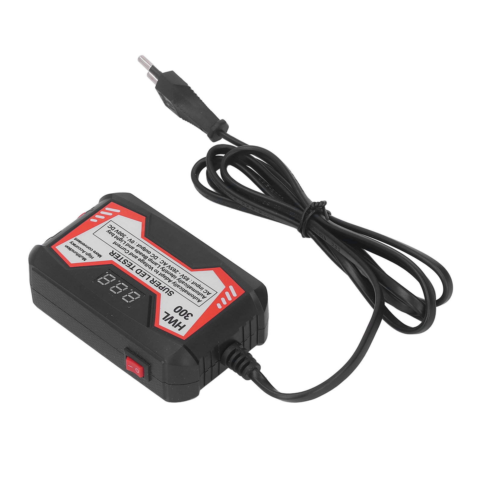 Tv-hintergrundbeleuchtungs-testgerät Mit Abs-gehäuse, Abnehmbar Und Entfernbar, Für Reparaturen (eu-stecker 85-265 V).
