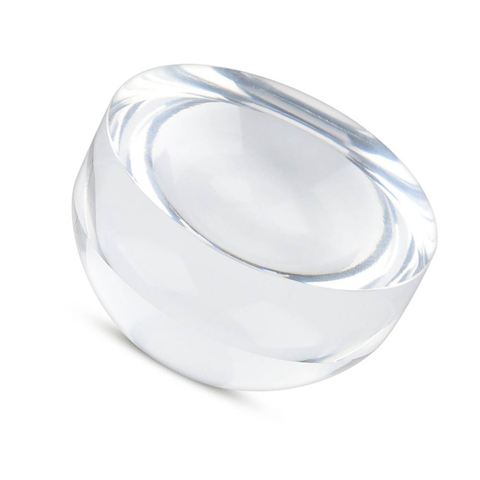 Tragbare 6-fache Optische Kuppellupe Zum Lesen Von Papier, Tragbare Acrylkuppellupe