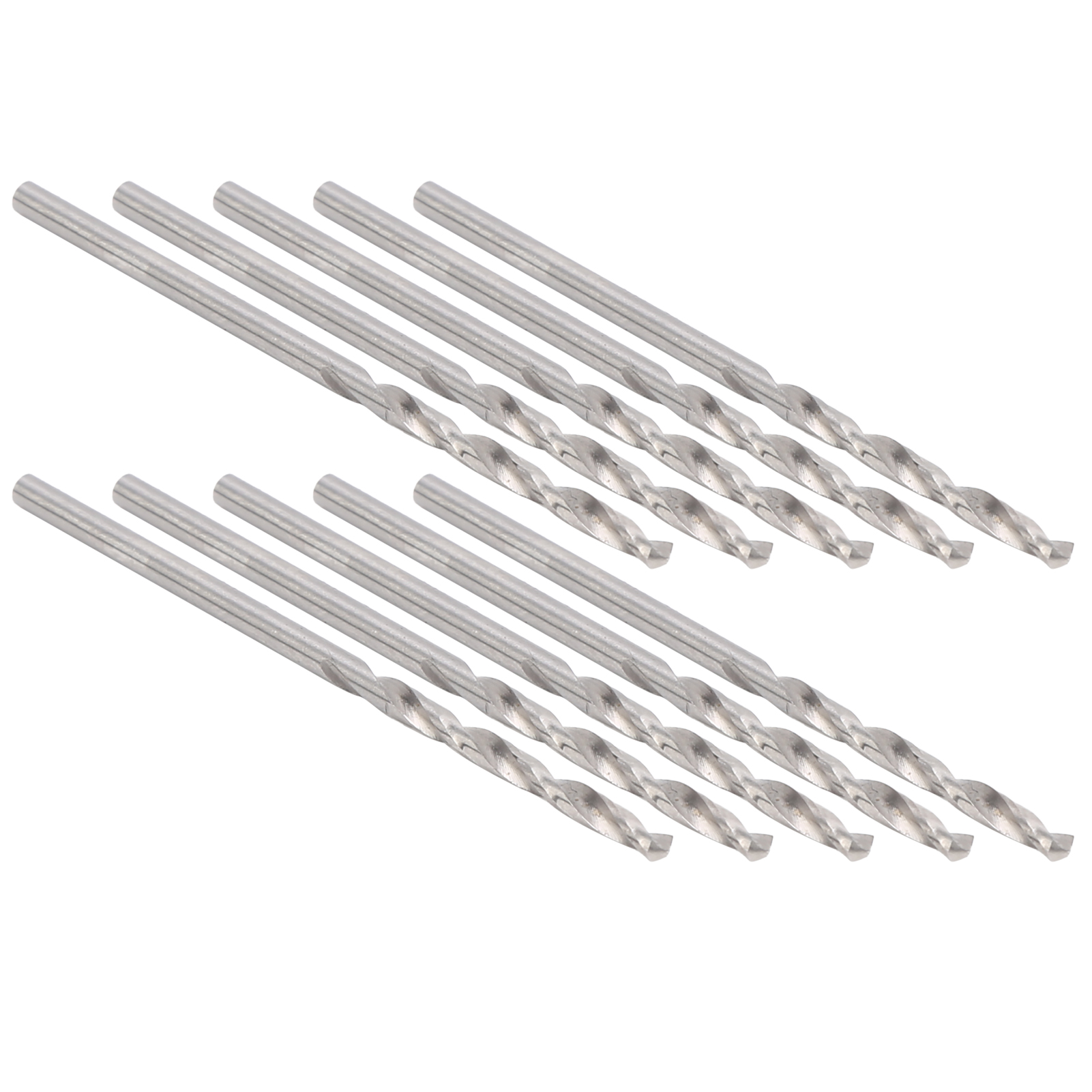 Packung Mit 10 Spiralbohrern Mit Geradem Schaft Aus Hochgeschwindigkeitsstahl Für Die Schmuck- Und Perlenherstellung (2,0 Mm).