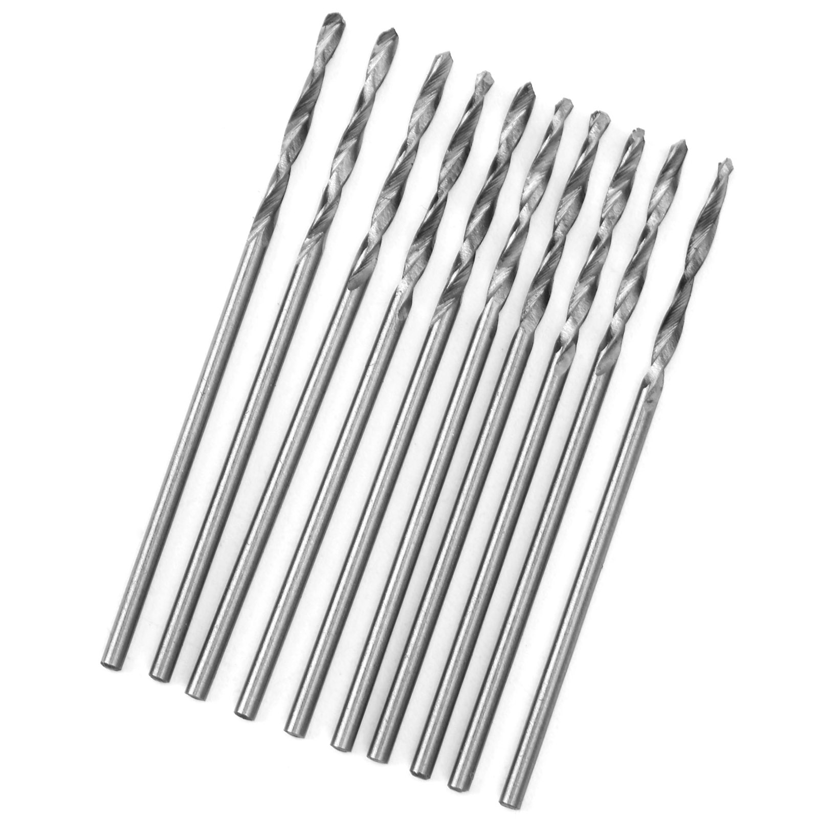 Set Mit 10 Spiralbohrern Mit Geradem Schaft, 1,4 Mm, Inklusive Zubehör.