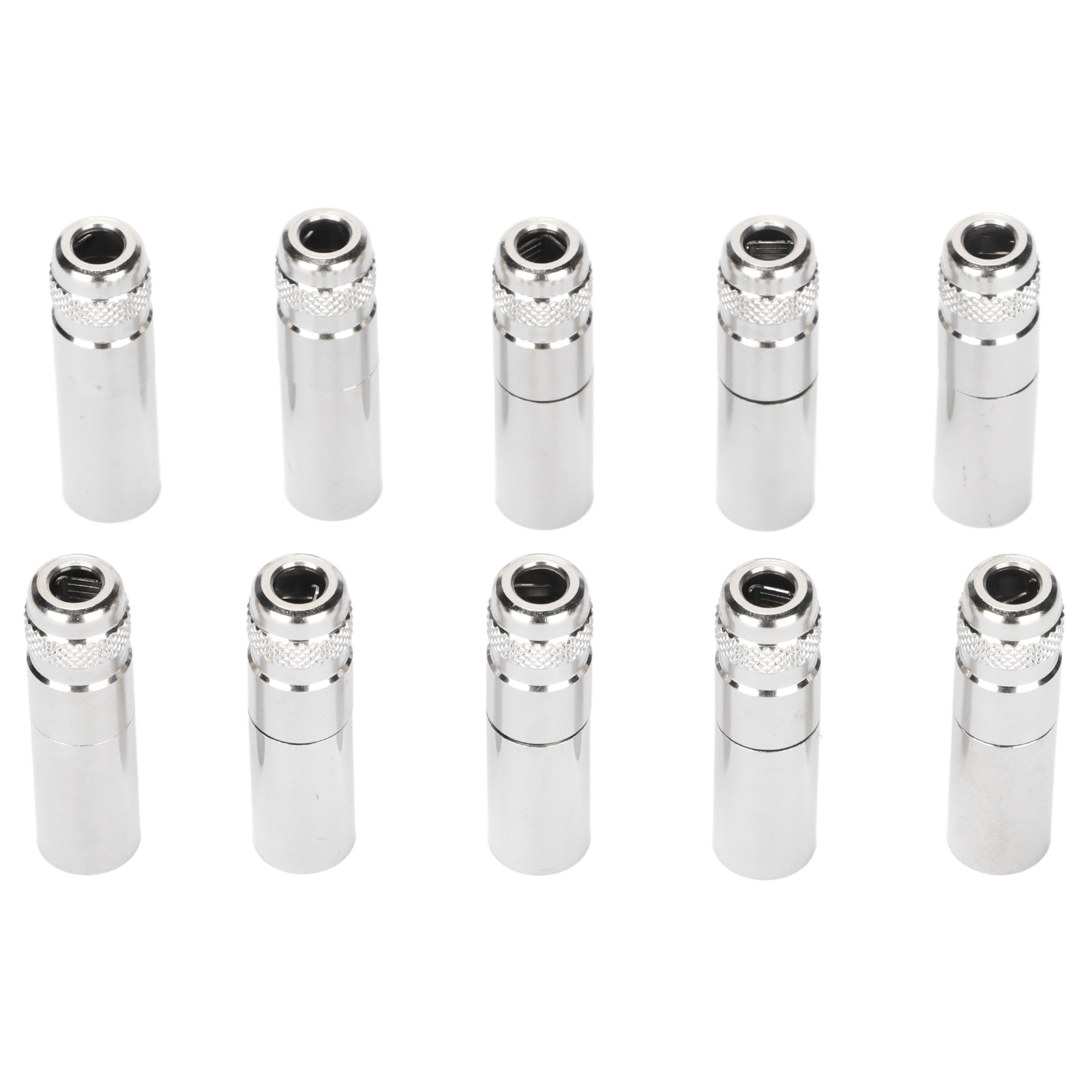 Packung Mit 10 Professionellen 3-poligen Xlr-steckern (männlich) Für Mikrofone, Kompatibel Mit Mischpulten, Verstärkern Und Equalizern.