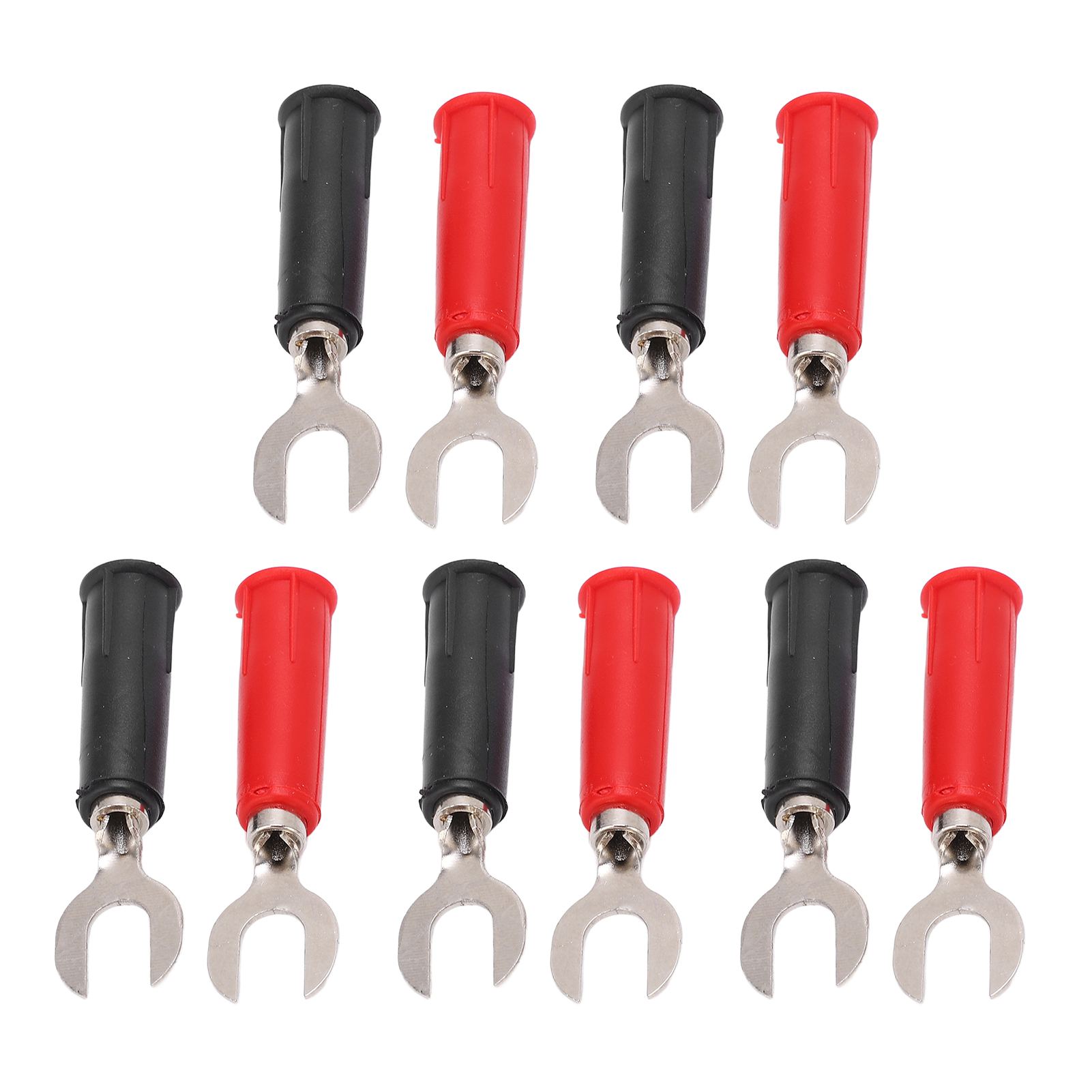 Packung Mit 10 J.20019 6 Mm U-förmigen Adaptern, Hochdruckbeständig, Auf Bananenstecker, Mit 4 Mm Klinkenstecker.