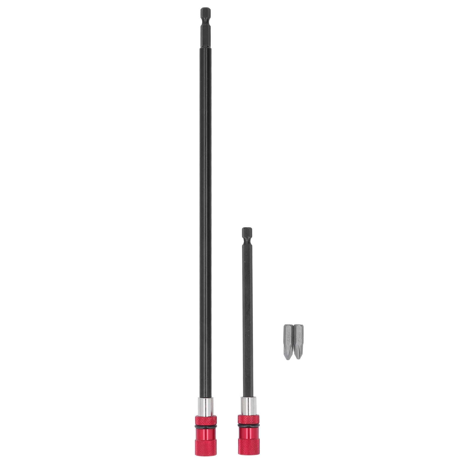 Ph2-schraubendreherbits, 2 Magnetische Verlängerungen, Stabile Und Schnelle Verbindung, Verlängerungsset Mit 150 Mm Und 300 Mm Länge