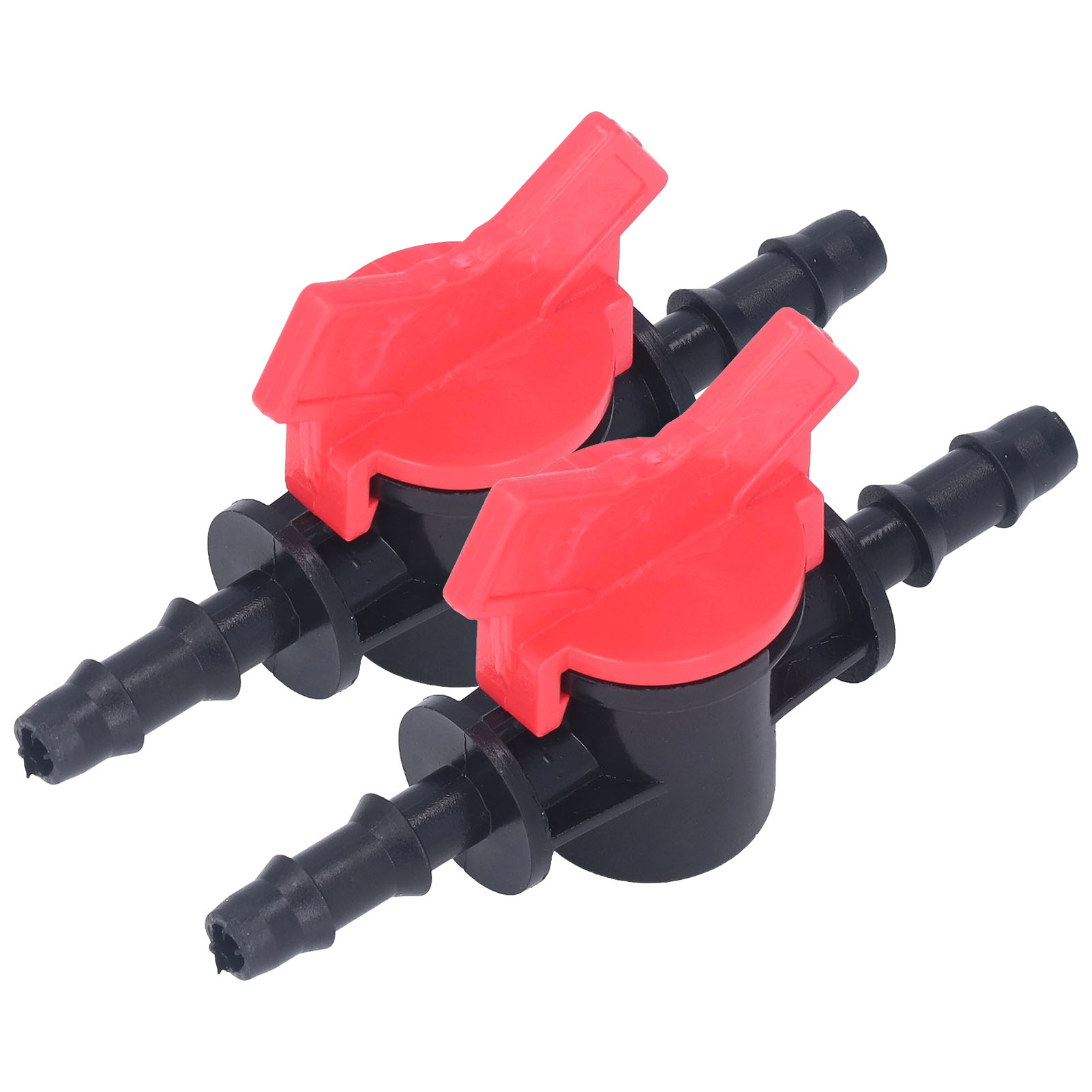 Set Mit 2 Durchflussreglern Aus Abs-kunststoff Für Wasserpumpen, Direktabsperrventil, 8 Mm Außendurchmesser