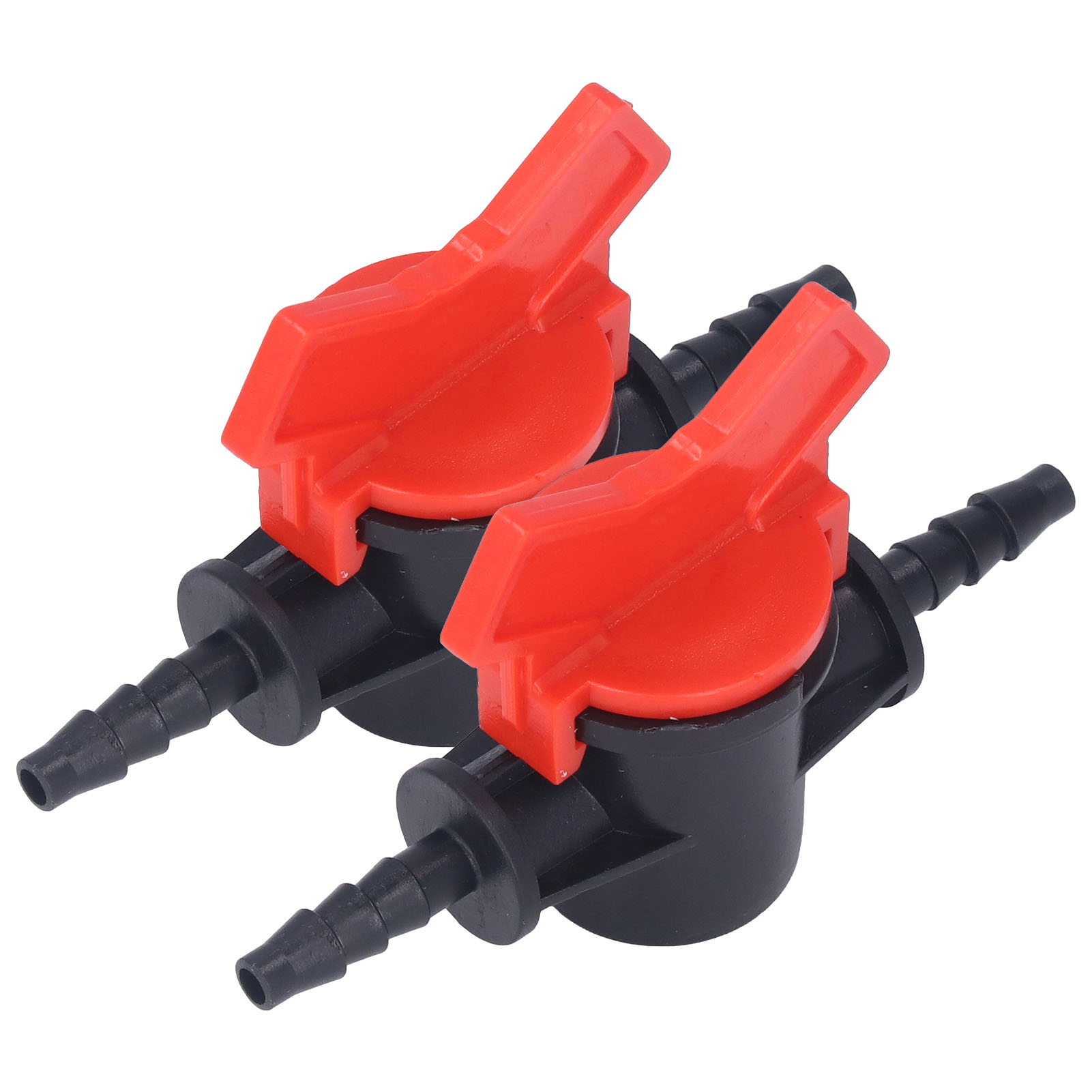 Set Mit 2 Durchflussreglern Aus Abs-kunststoff Für Wasserpumpen, Direktabsperrventil, 4 Mm Außendurchmesser