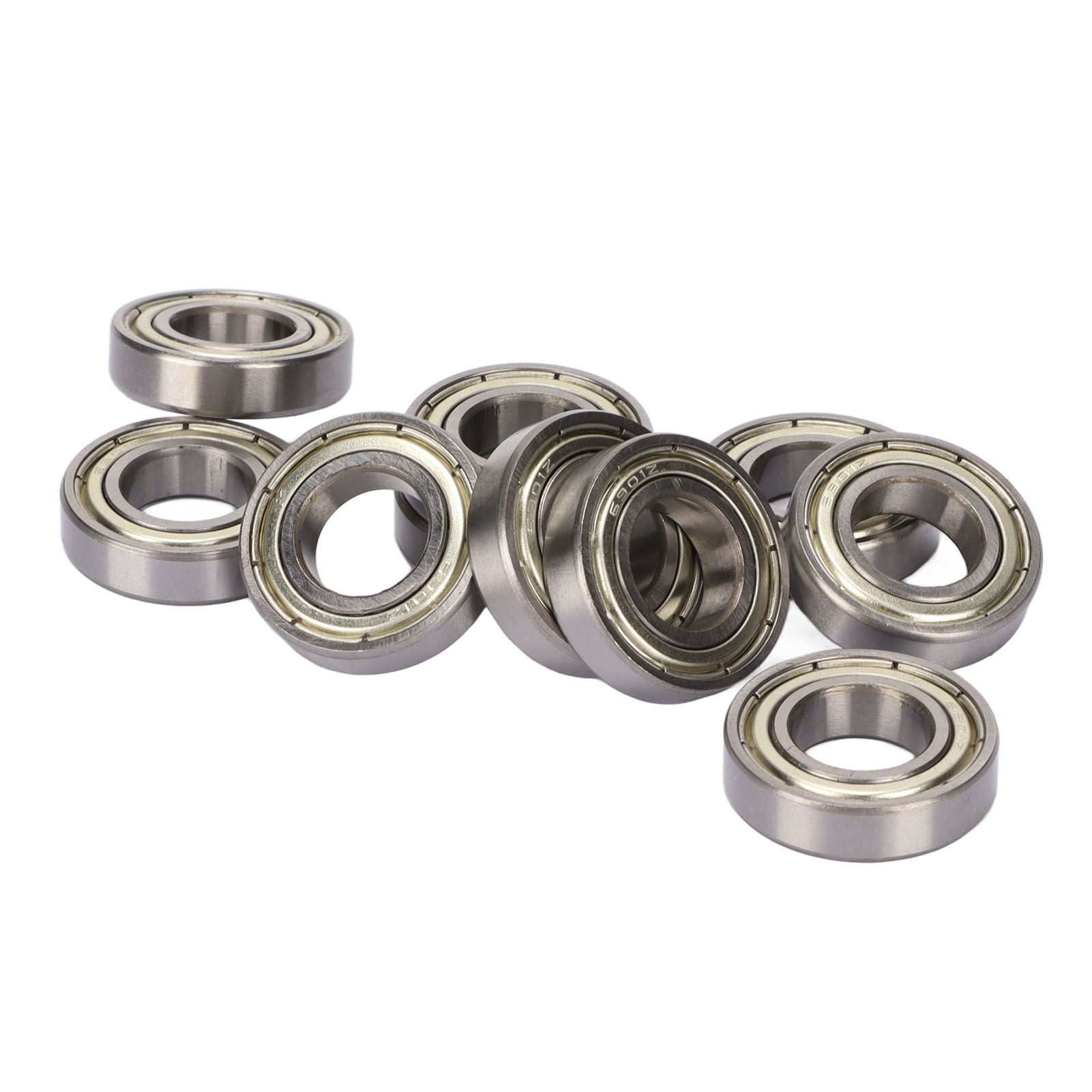 20 Doppelt Abgedichtete Rillenkugellager Für Kraftübertragung 6901z, Innendurchmesser 12 Mm, Außendurchmesser 24 Mm, Dicke 6 Mm