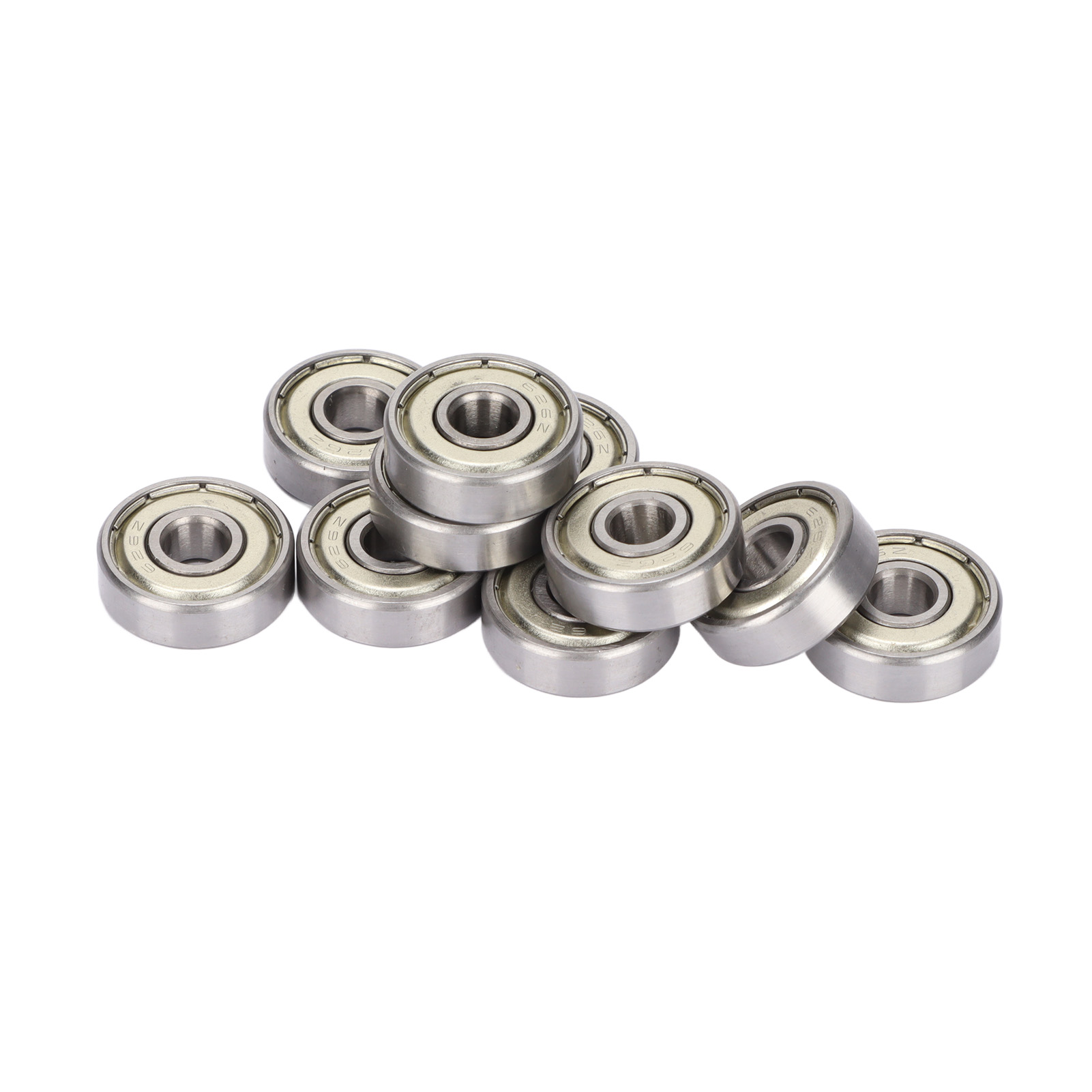 10 Rillenkugellager, Doppelt Abgedichtet, Schrauben Aus 626z-stahl, 6 Mm Innendurchmesser, 19 Mm Außendurchmesser, 6 Mm Dicke