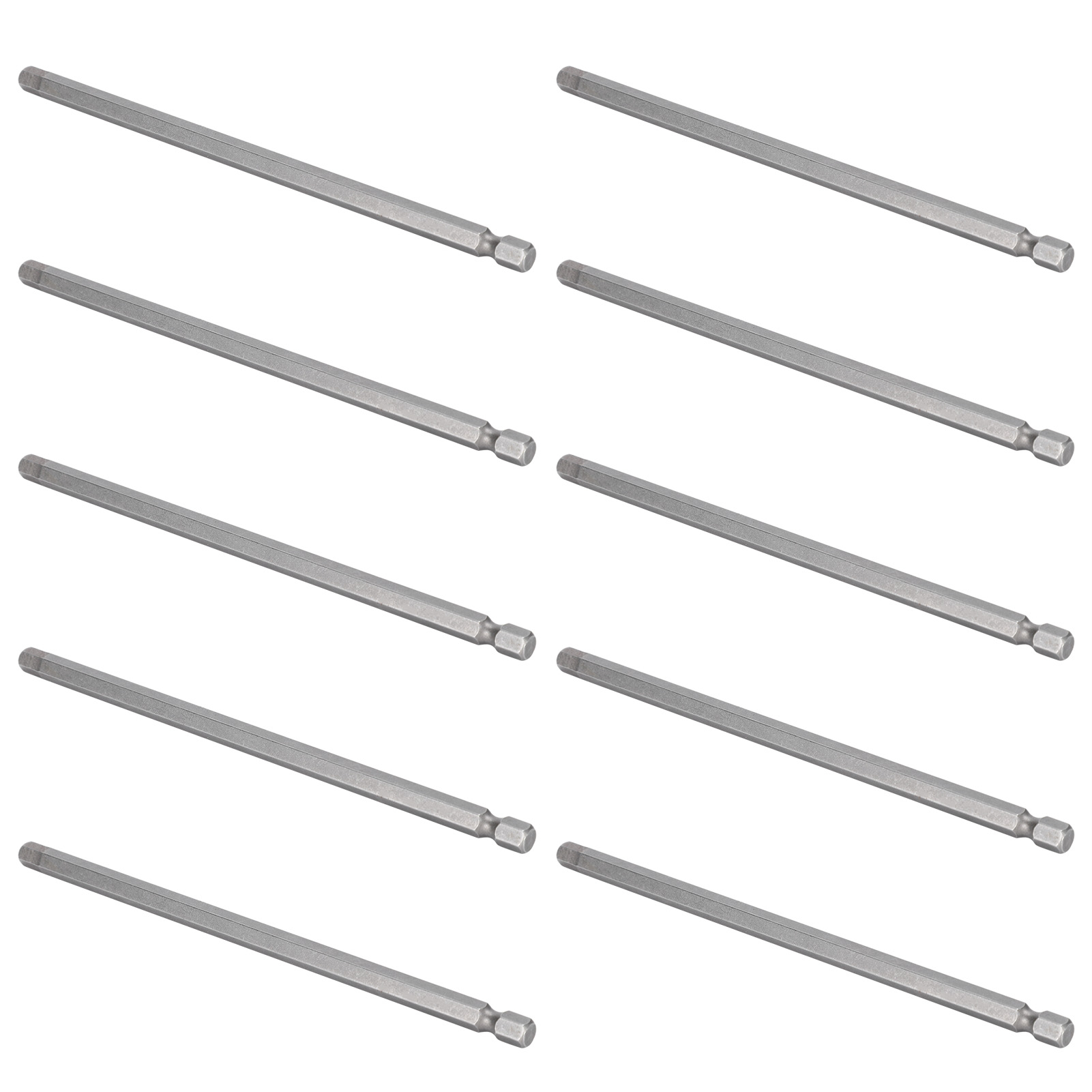 Set Mit 10 6-mm-elektroschraubendreherbits, Sechskantaufnahme, Magnetisch Und Gehärtet, Ersatzzubehör