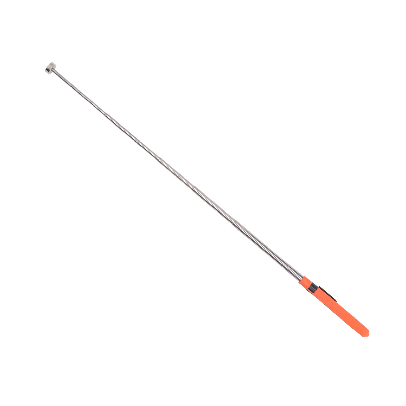 Teleskopierbares Magnetisches Aufnahmewerkzeug, Tragbarer Stiftclip, Starker Saugnapf, Gummigriff, 3,6 Kg (8 Lb) Einziehbarer Magnetstab.