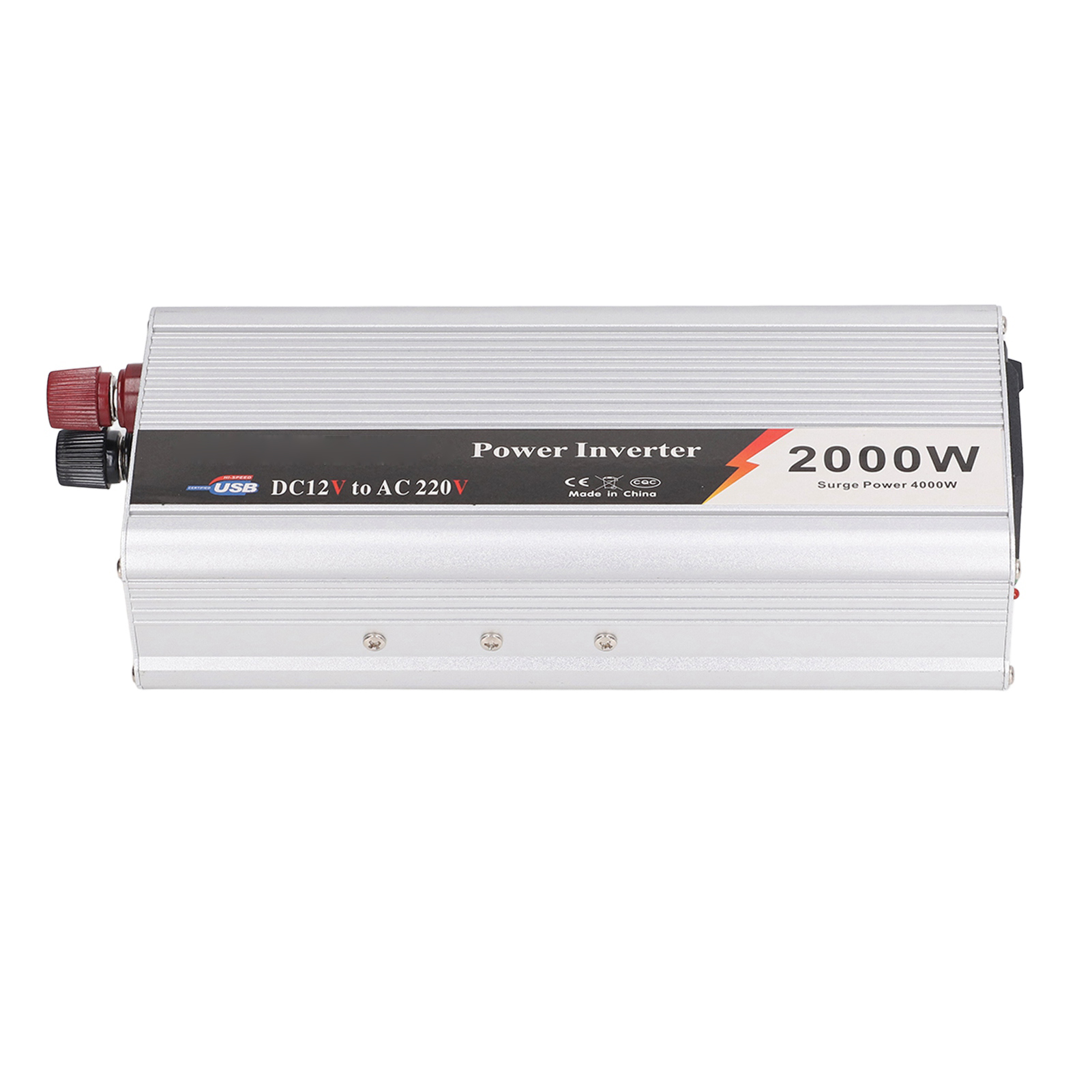 2000w Kfz-wechselrichter Dc 12v Auf Ac 220-230v Mit 5v Usb-ausgang (sinuswelle)