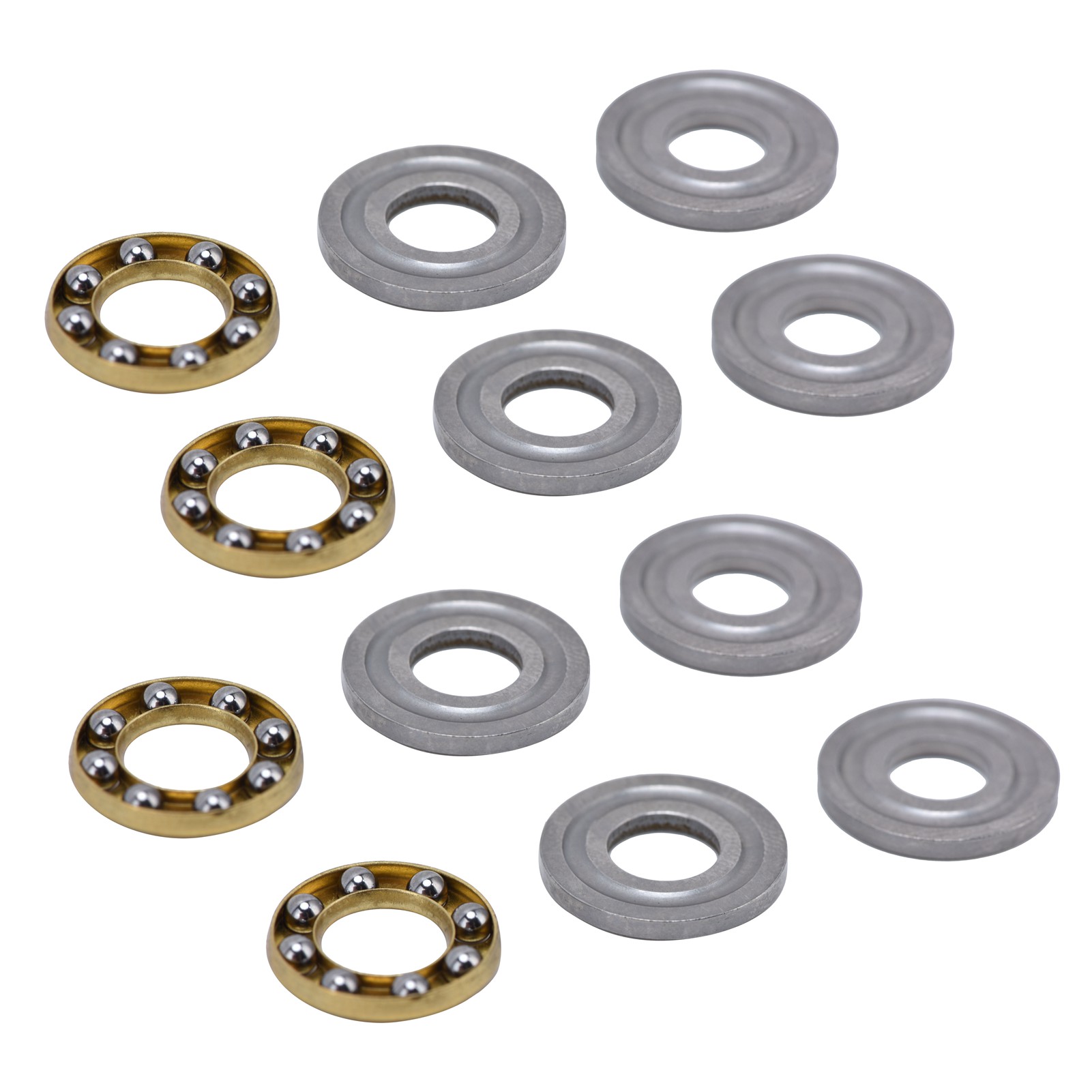 10 Flachkugellager Für Axiale Belastung, Stahlbauteile, Industrielle Maschinen 3613-0514-0006