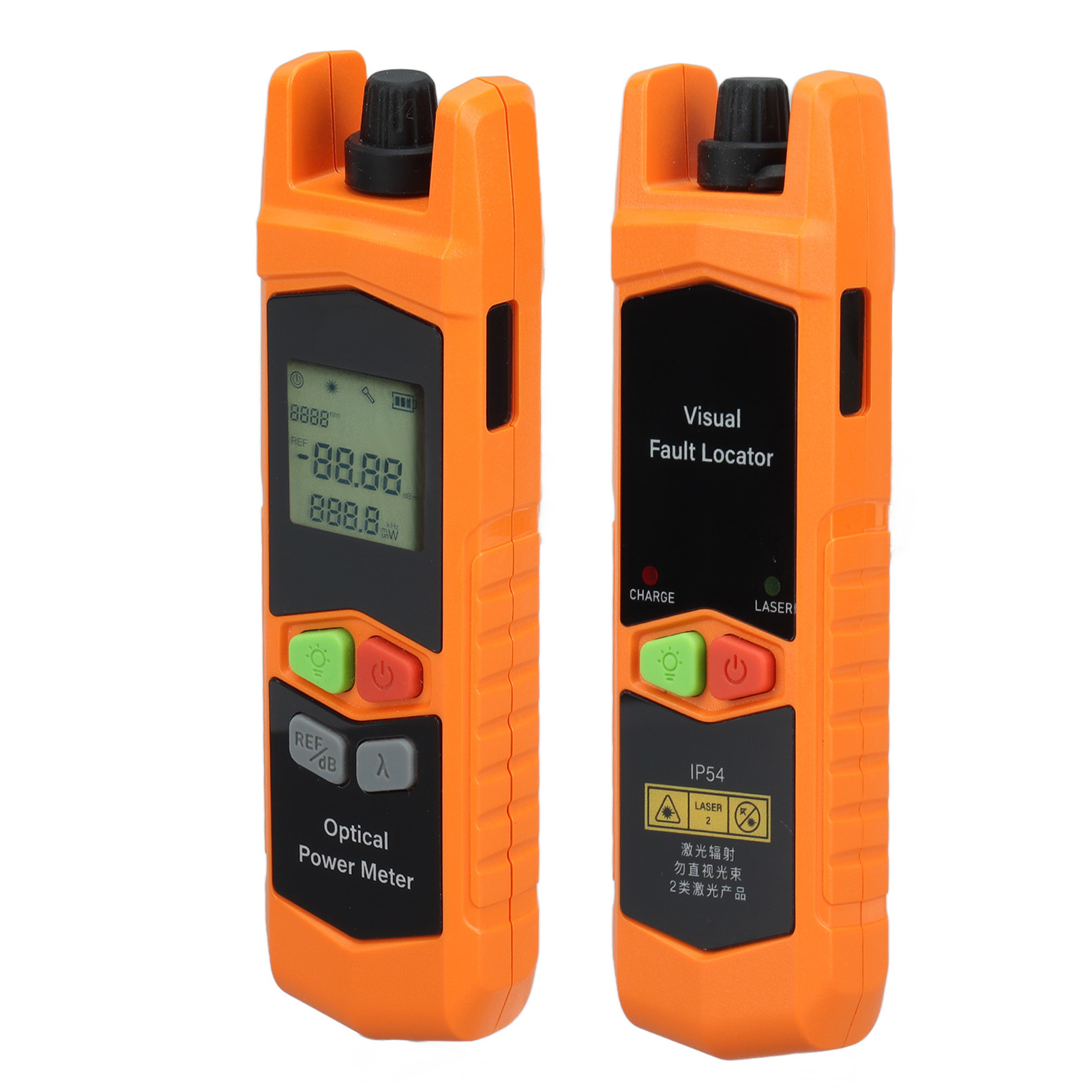 Sichtbarer Defektdetektor Mit Rotem 650-nm-laser, Tragbares Optisches 10-mw-wattmeter Mit Integrierter Led-leuchte.