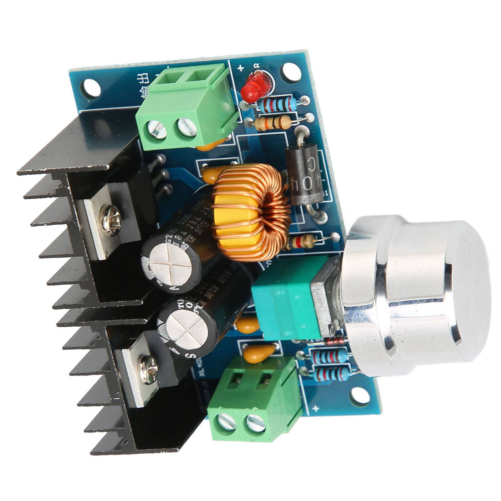 Hochleistungs-gleichspannungsregler, Kunststoff-abwärtswandler Mit Pwm-modulation, Maximaler Strom Von 8 A Und Maximale Leistung Von 200 W.