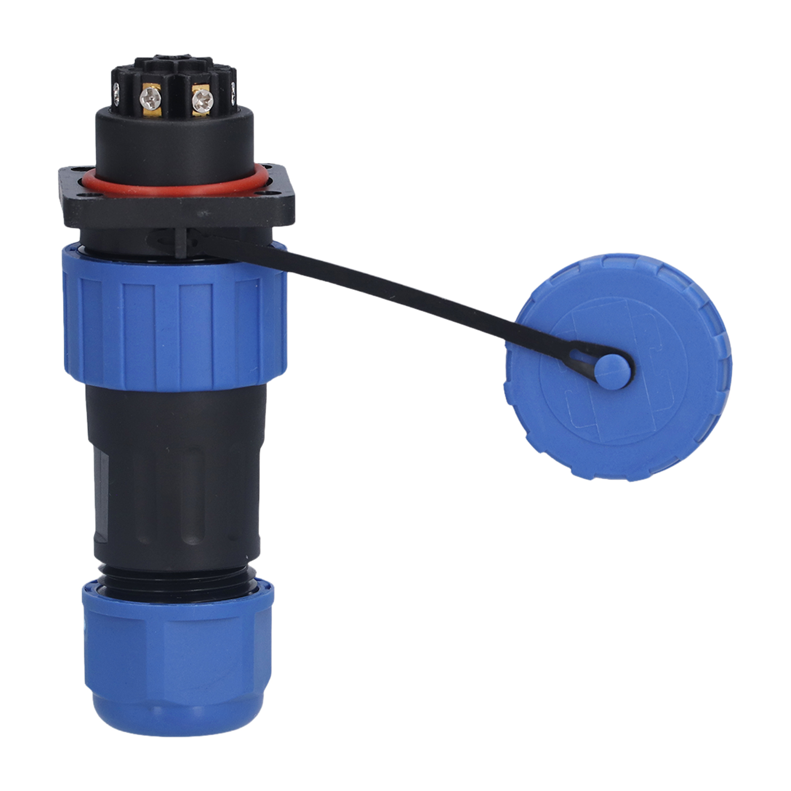 Ip68 Wasserdichter Lp20-kabelverbinder Für Die Luftfahrt, 250-v-stecker Und -buchse, 7-polig