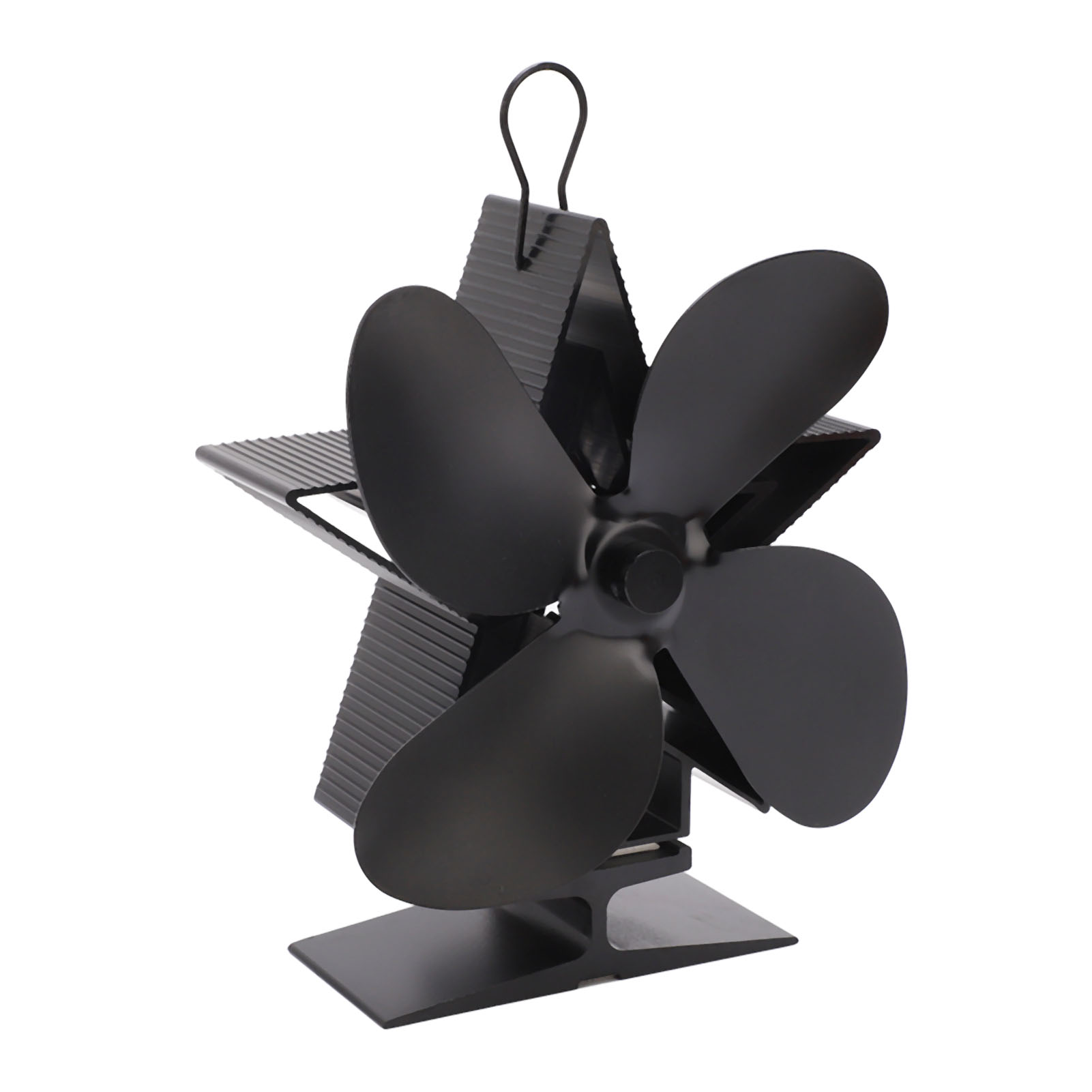 Thermodynamischer Holzofenventilator Mit 4 Flügeln, Hitzebeständig Und Geräuscharm.