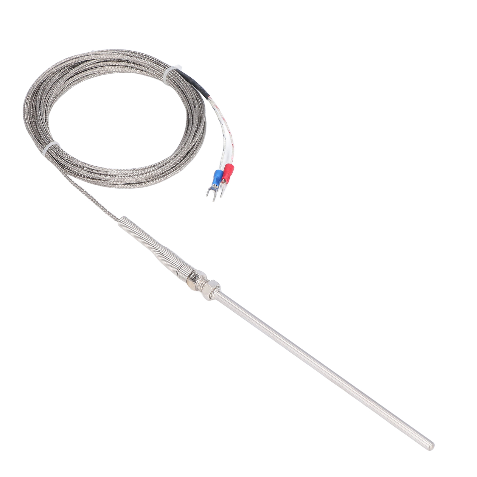 Thermoelement-sonde Typ K, 150 Mm Sondenlänge, Schnelle Ansprechzeit, Temperaturbereich Von 0 °c Bis 600 °c, 5 Meter Länge. Temperatursensor.
