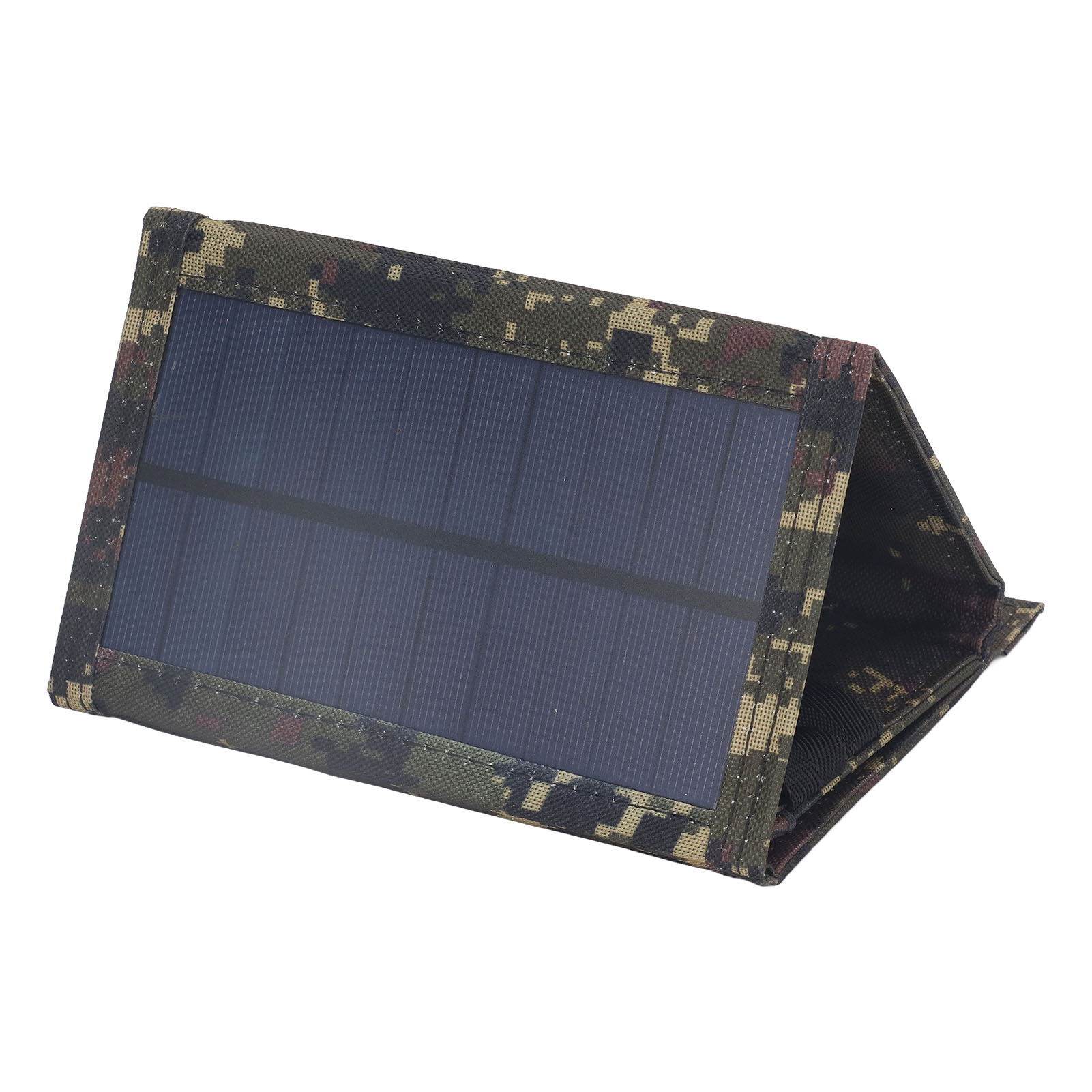 Tragbares, Faltbares Solarladegerät-set 10w 5v, Ip65 Wasserdicht, Ideal Für Camping Und Wandern (tarnung).