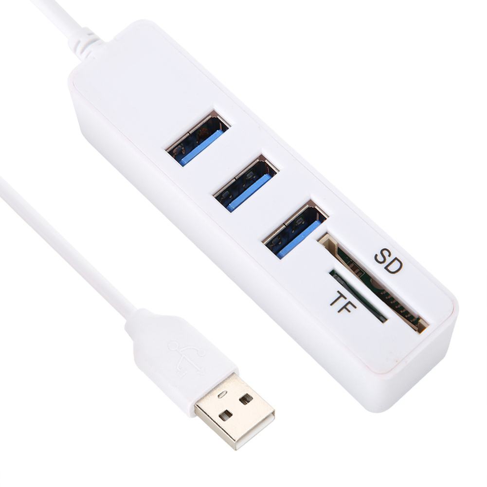 Usb-2.0-hub Mit Mehreren Ports, Hochgeschwindigkeits-splitter-adapter, Multifunktionaler Sd/tf-kartenleser