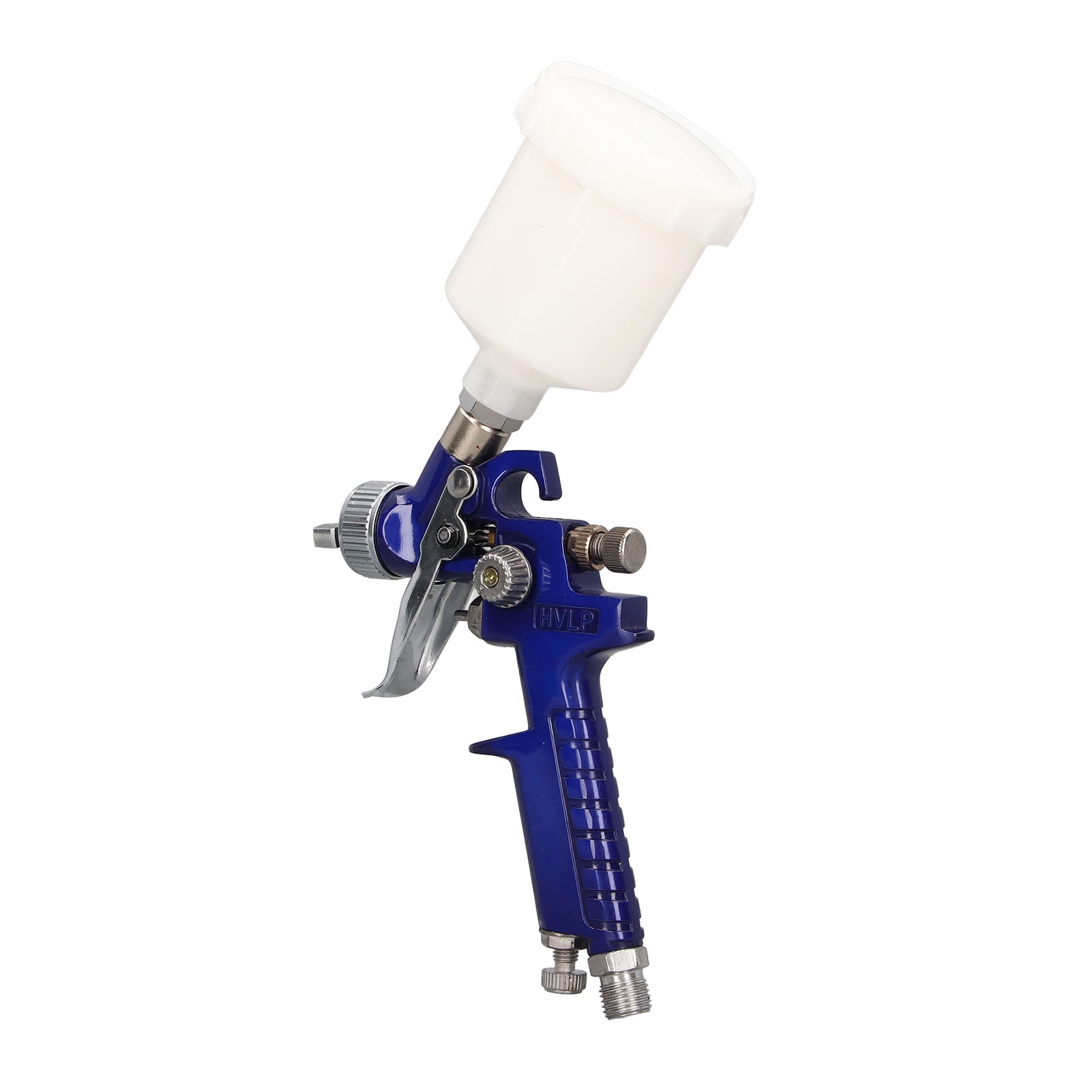 Hvlp-farbspritzgerät Mit Manometer, 0,8-mm-düse, 125-ml-farbtopf