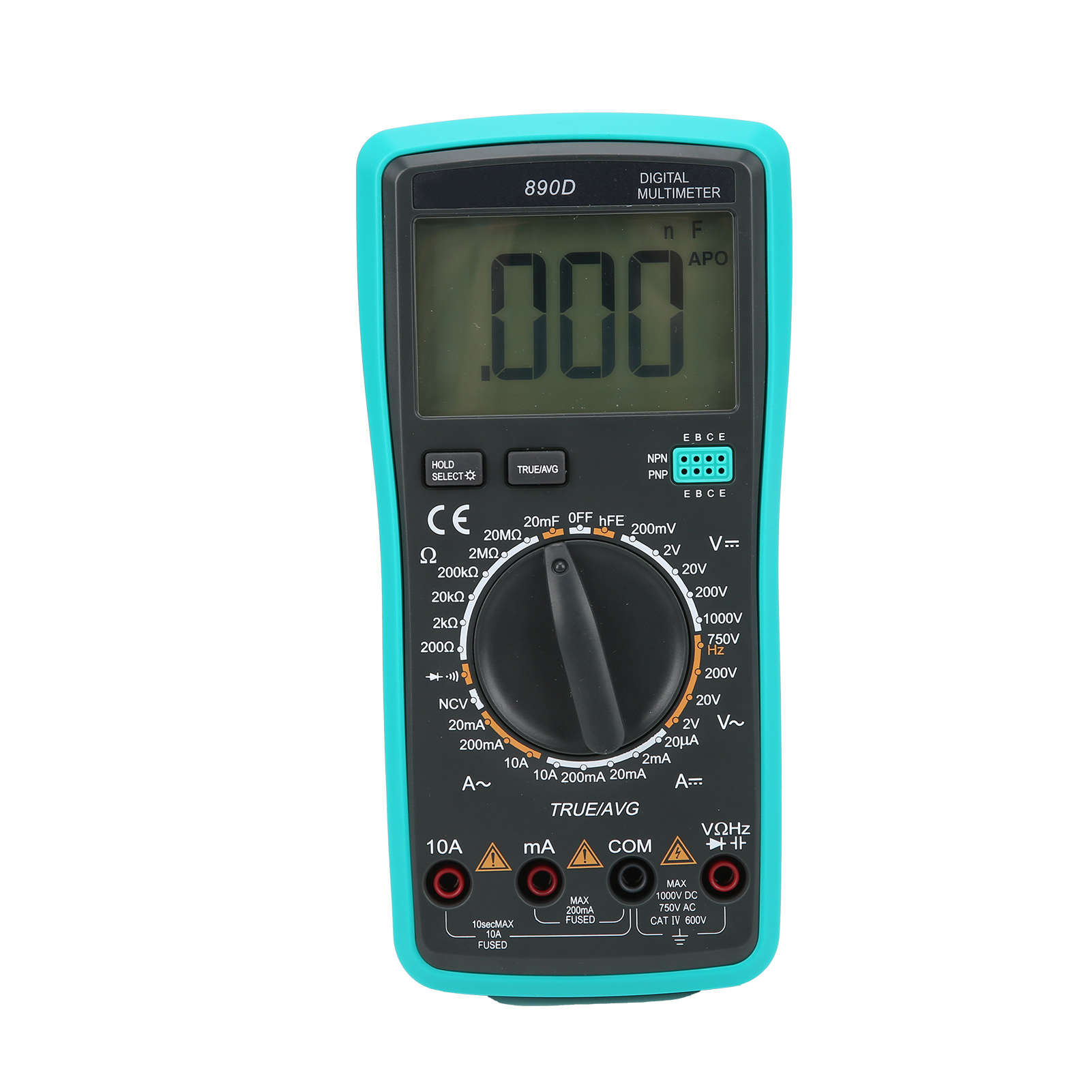 Digitales Multimeter 890d Mit Stiftfunktion, Automatischem Schutz, Spannungsprüfer Und Amperemeter