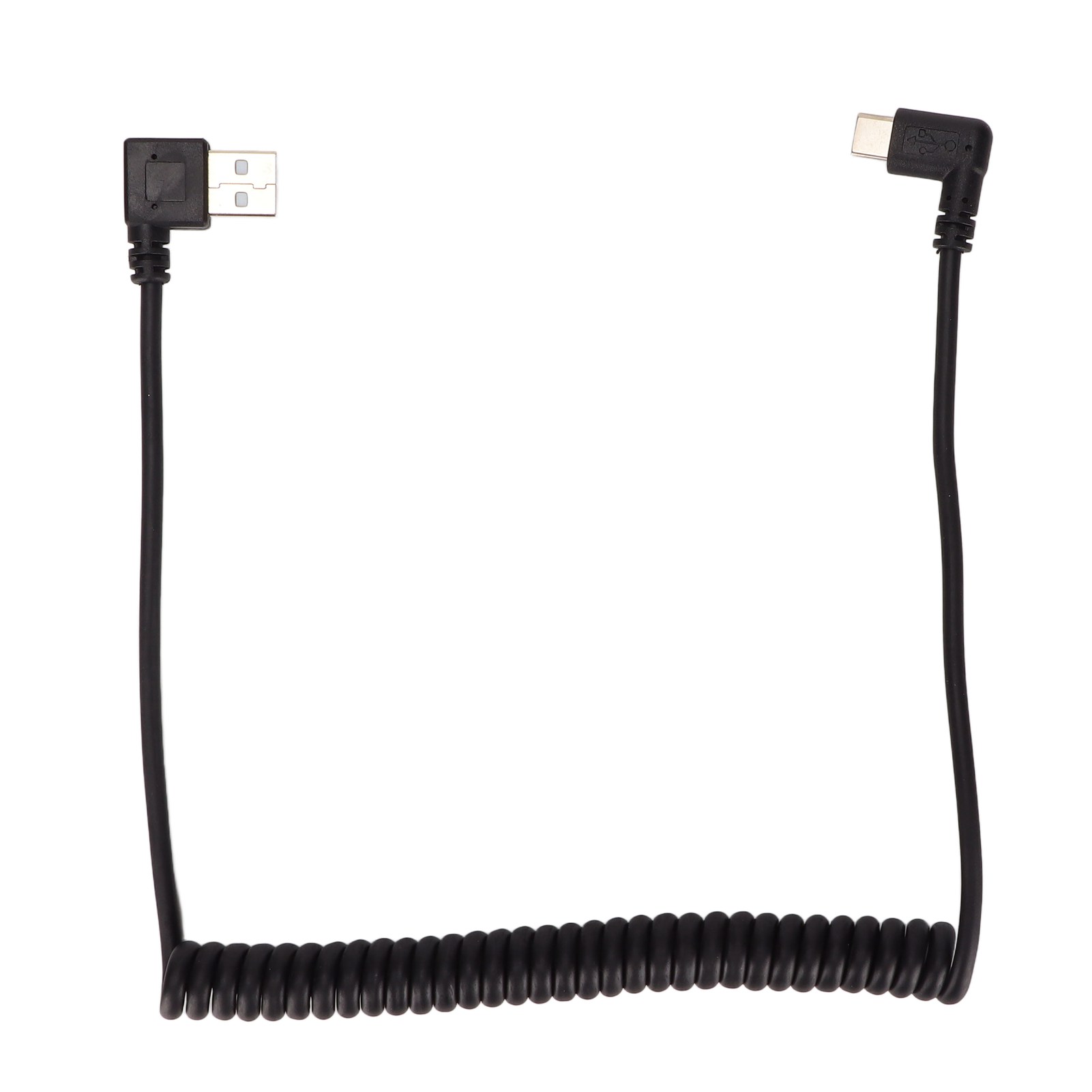 Ultradünnes, Spiralförmiges Usb-typ-c-auf-usb-2.0-verlängerungskabel, 480 Mbit/s, Für Autos