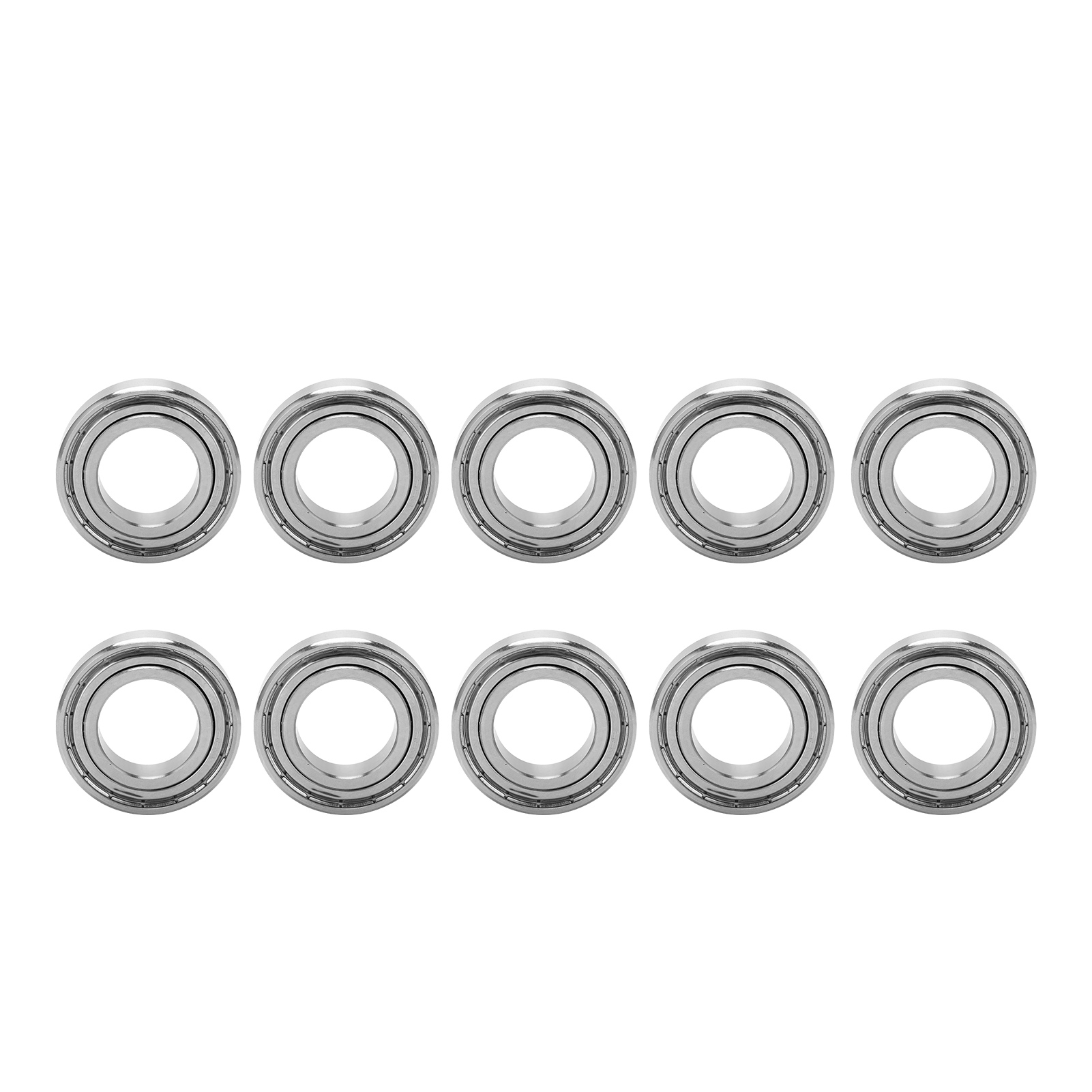 Packung Mit 10 Miniatur-edelstahlkugellagern Für Hochgeschwindigkeitsmaschinen S6006zz 55x30x13 Mm