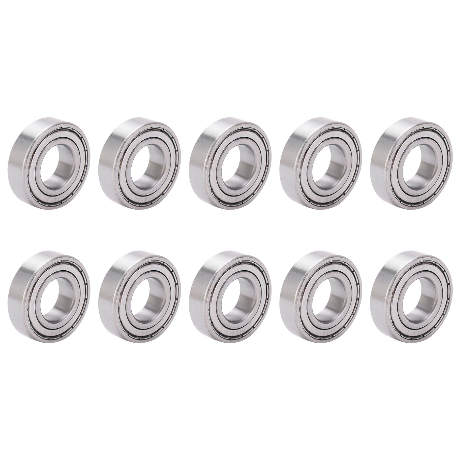 Packung Mit 10 Miniatur-edelstahlkugellagern Für Hochgeschwindigkeitsmaschinen S6205zz 52x25x15 Mm