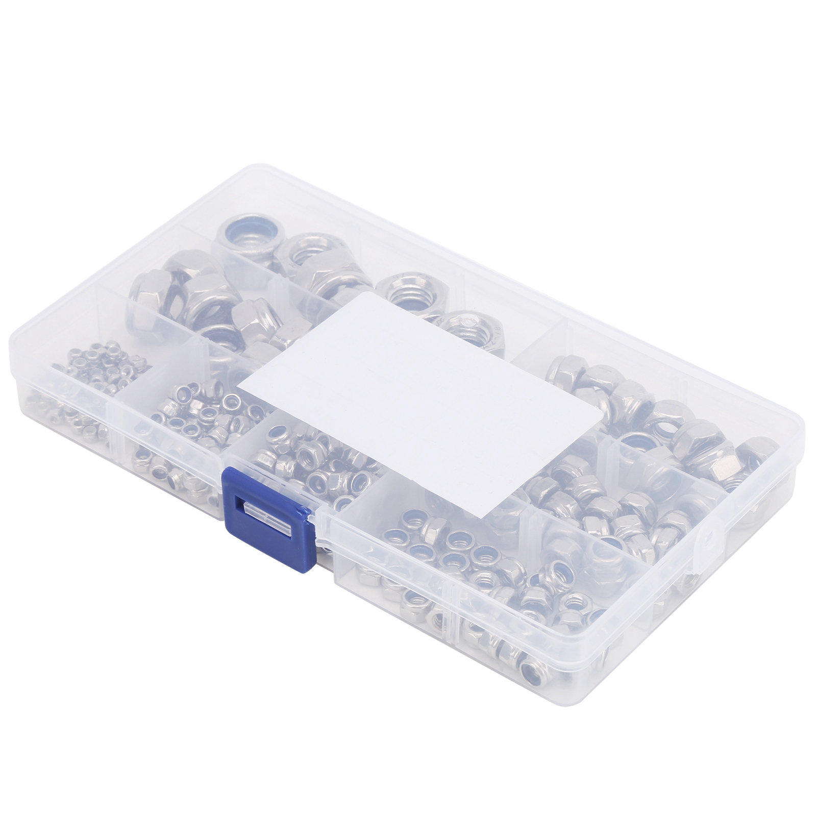 Satz Mit 281 Selbstsichernden Muttern Aus Edelstahl 304 Und Verwindungssteifem Nylon