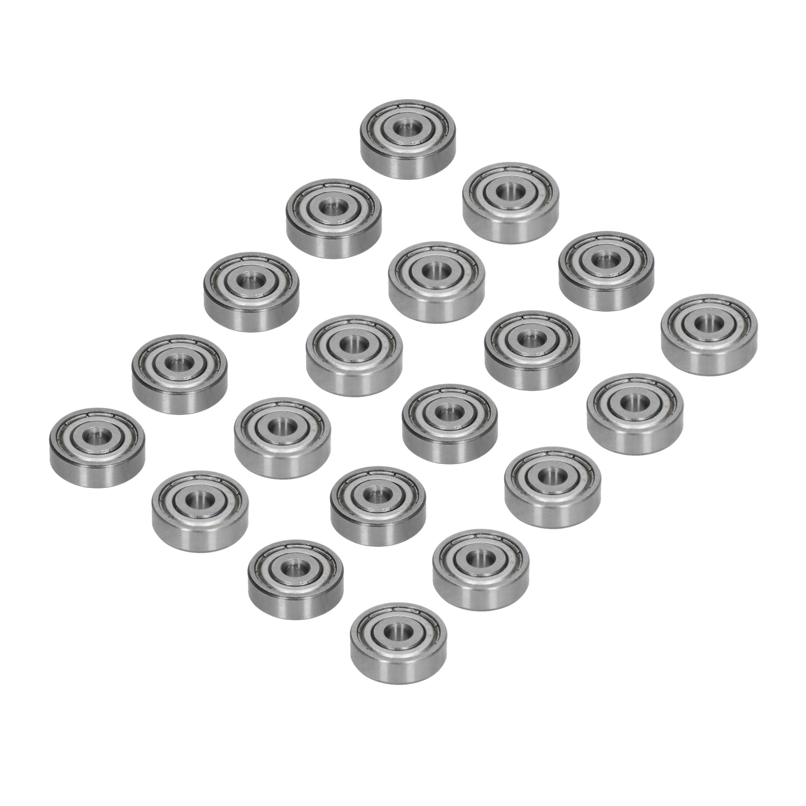 20 Rillenkugellager, Doppelt Abgedichtet, Stahl, Für Maschinenbaugeräte 3600-0416-0004