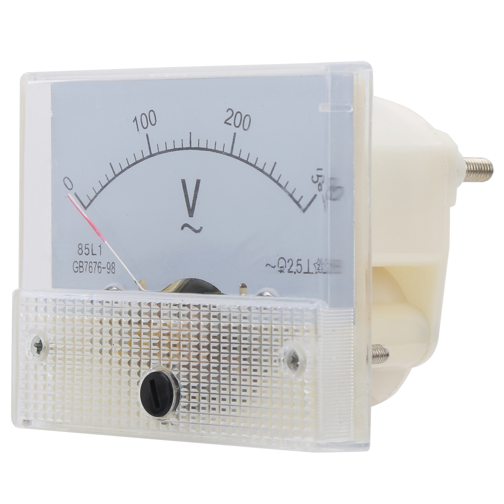 85l1 Wechselstromvoltmeter 0-300 V Mit Zeiger, Übersichtlicher Skala, Abs-halterung.