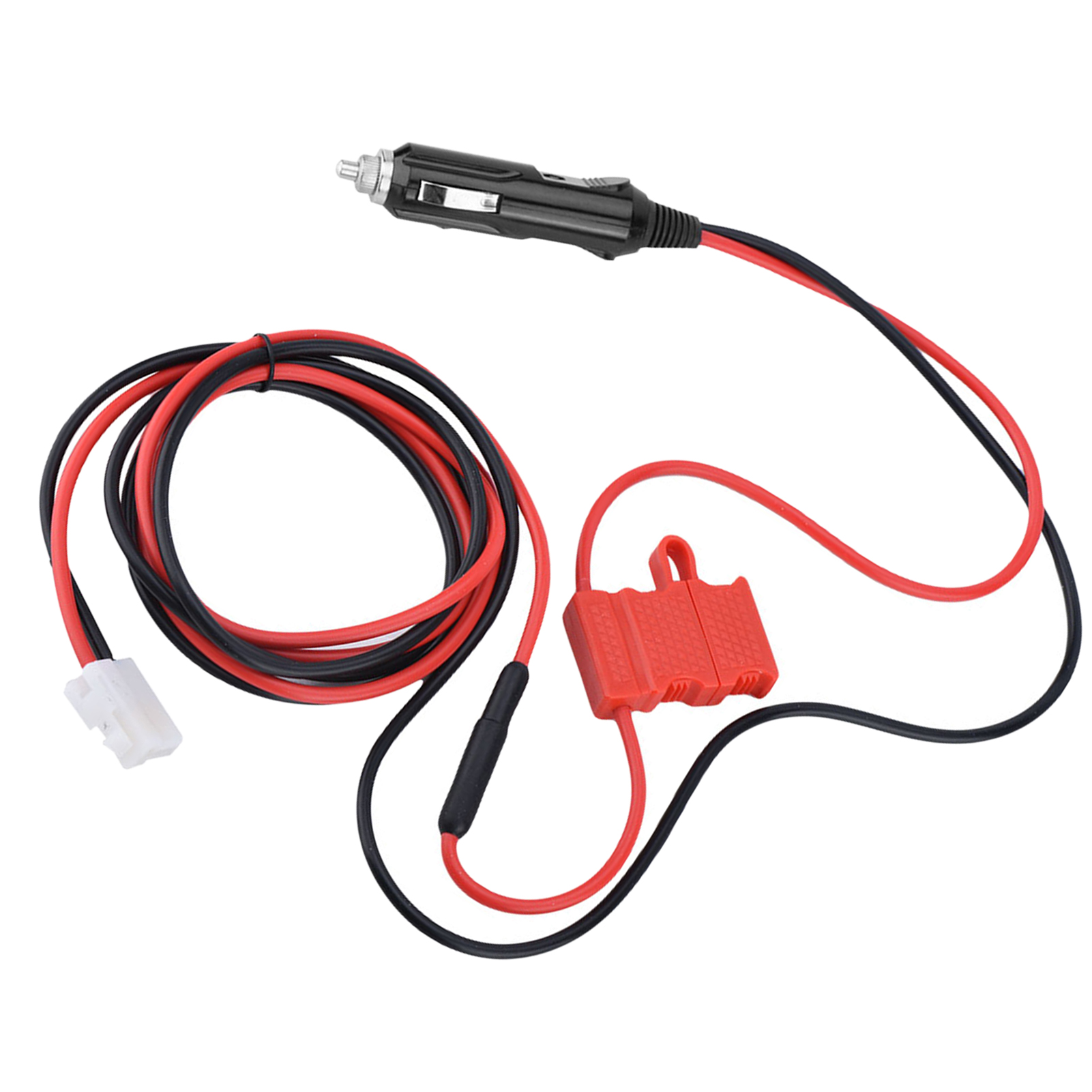 12-v-gleichstromkabel Mit Zigarettenanzünderstecker Und Doppelsicherung Für Tragbares Radio
