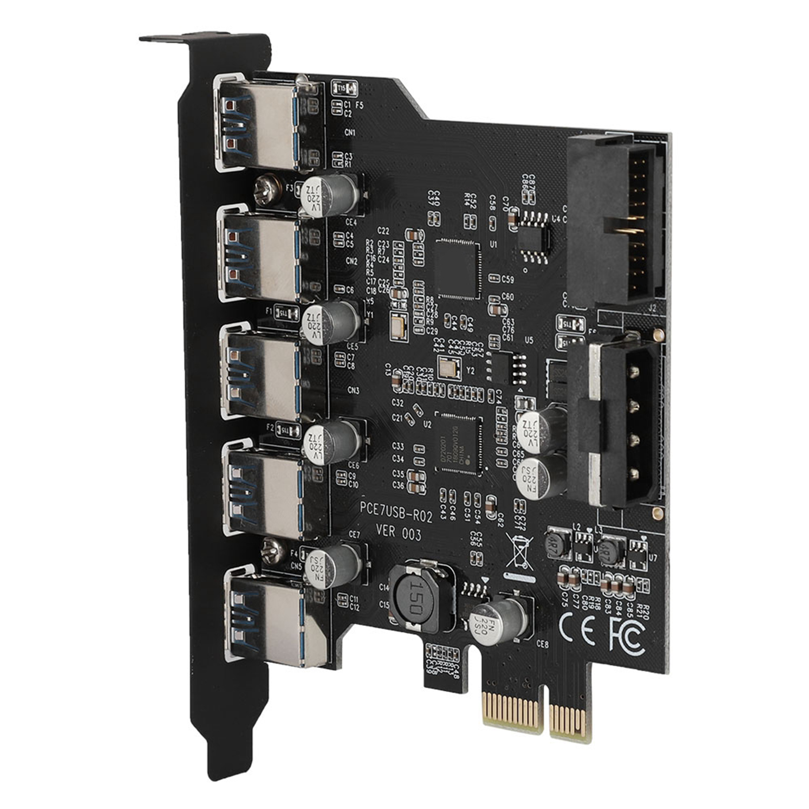 19-poliger Pci-express-pci-e-erweiterungskartenanschluss An 5 Usb 3.0-anschlüsse