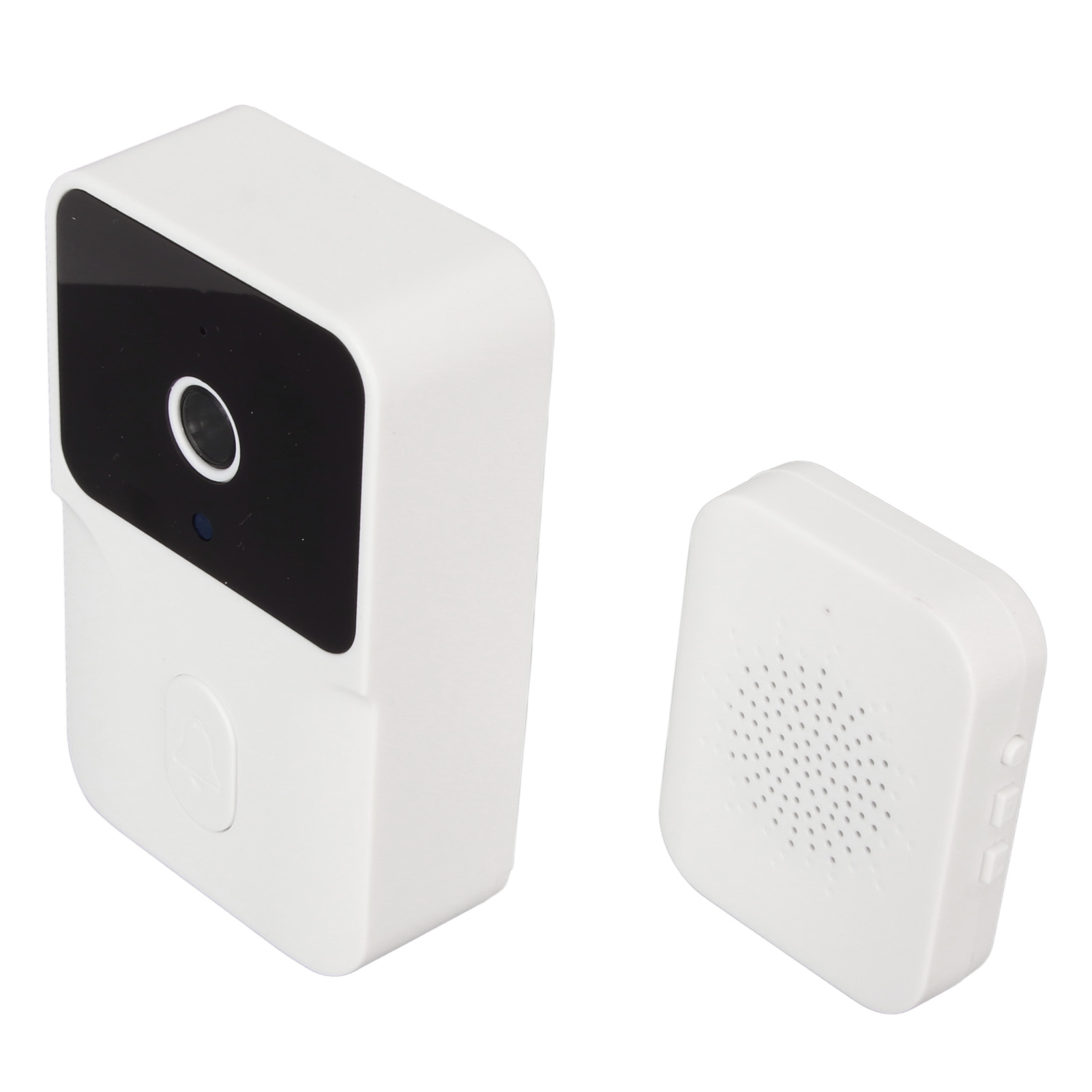 1080p Hd Wi-fi Video-türklingel Mit Infrarot-nachtsicht, Video-türsprechanlage Mit Fernbedienung Für Zuhause (weiß).