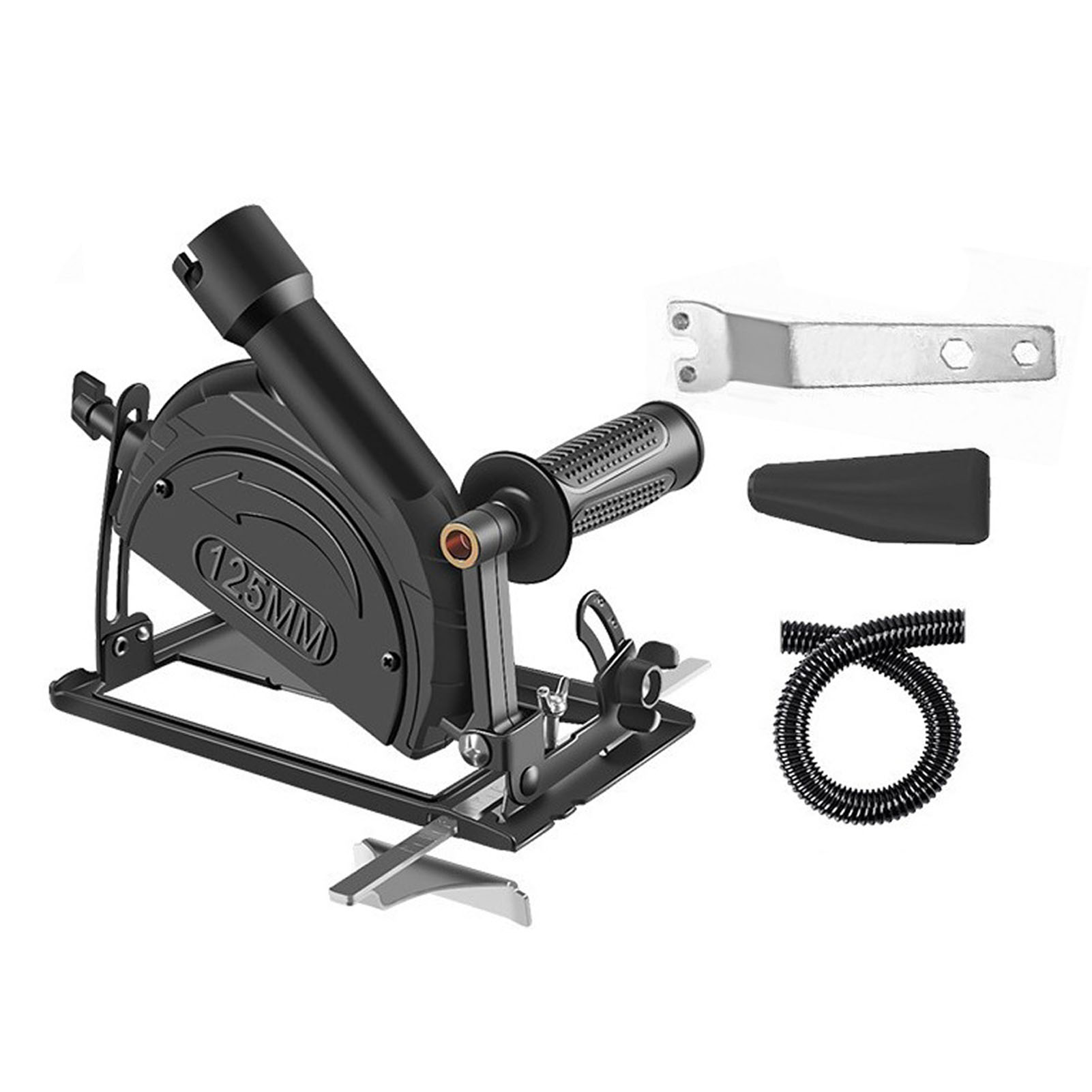 Schneidständer Für Winkelschleifer, 8. Generation, Staubfrei, Mit Bedienungsanleitung. Multifunktionales Zubehör Für Holz Und Metall.