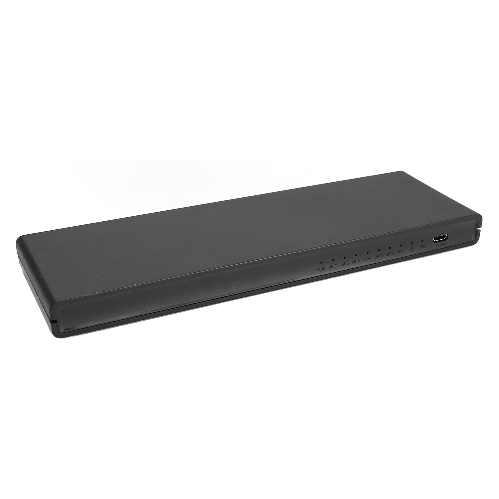 4k-hd-multimedia-interface-verteiler 1x8 (1 Eingang, 8 Ausgänge), Gehäuse Aus Aluminiumlegierung, 100–240-v-eu-stecker
