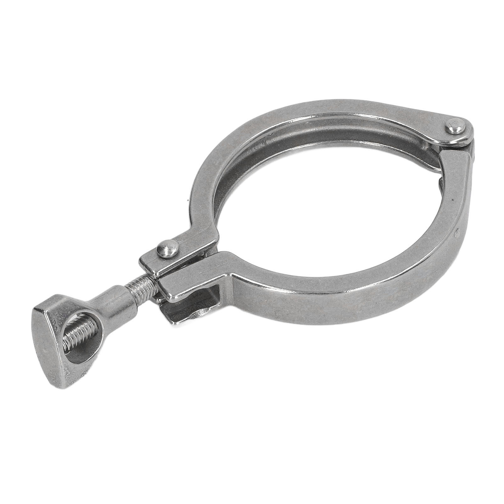 Schlauchschelle Aus Edelstahl 304 Für Wasserleitungen, Einbolzen-befestigungsschelle, Hochbelastbar, Mit Flügelmutter, Typ 63