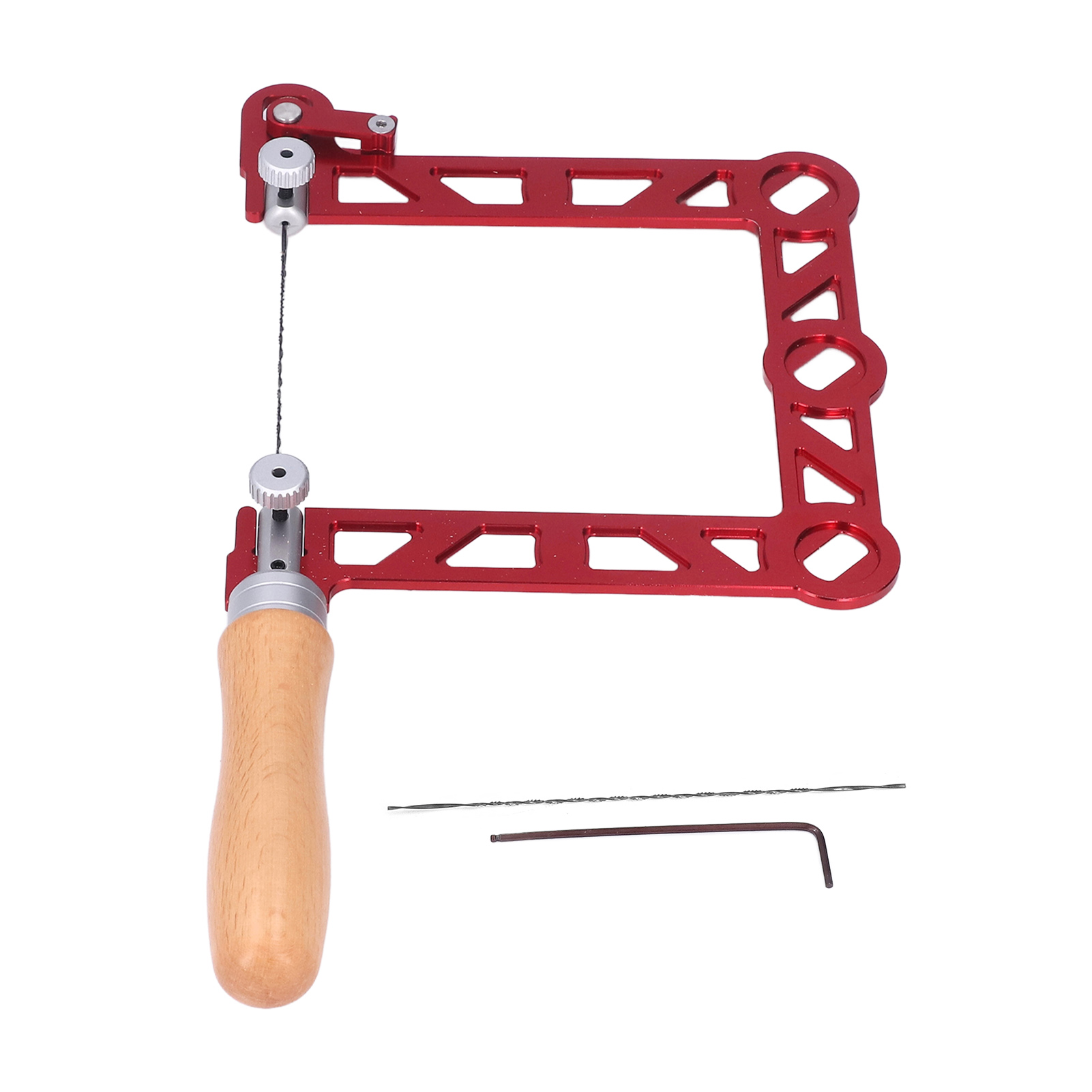 Mini-handsäge Für Holzarbeiten, U-förmiger Holzgriff, Dekupiersäge Für Juweliere Und Metallarbeiter, 12,7 Cm (5 Zoll)