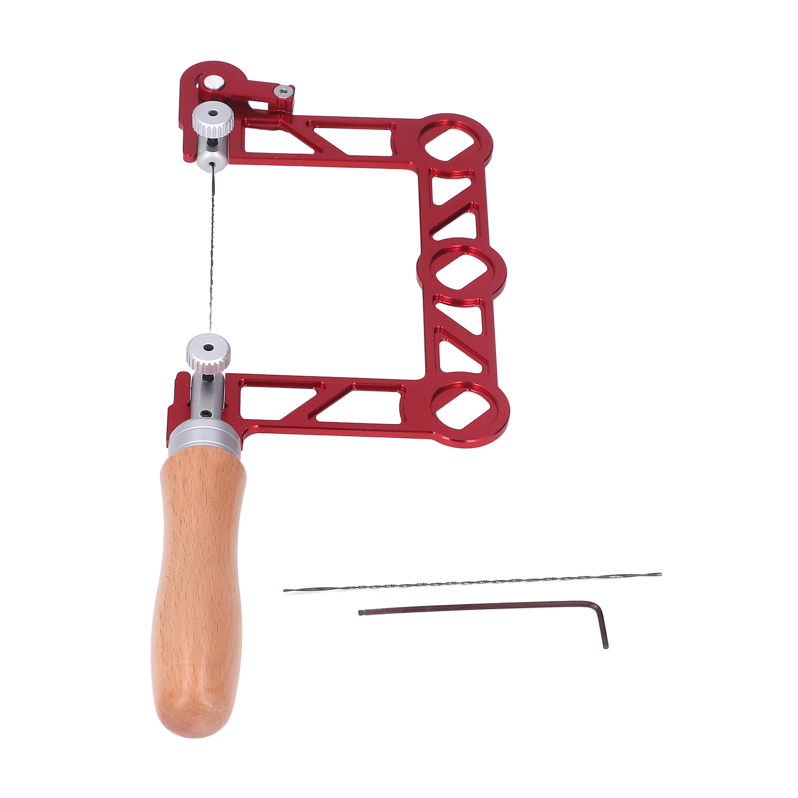 Mini-handsäge Für Holzarbeiten, U-förmiger Holzgriff, Dekupiersäge Für Juweliere Und Metallarbeiter, 7,6 Cm (3 Zoll)